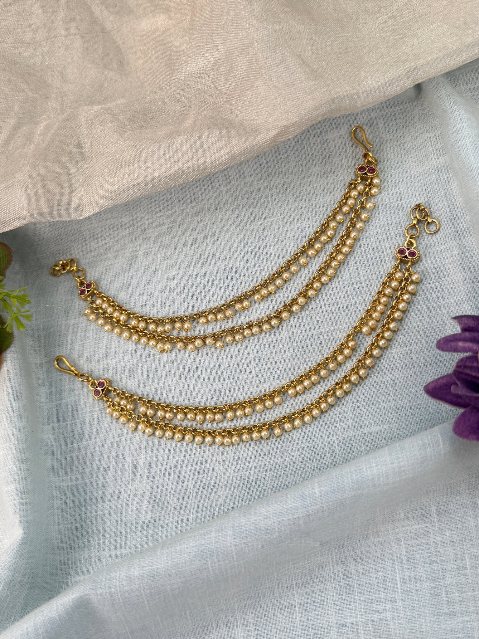 Royal Antique Layer Maatal Earchain 433 - Mahilas