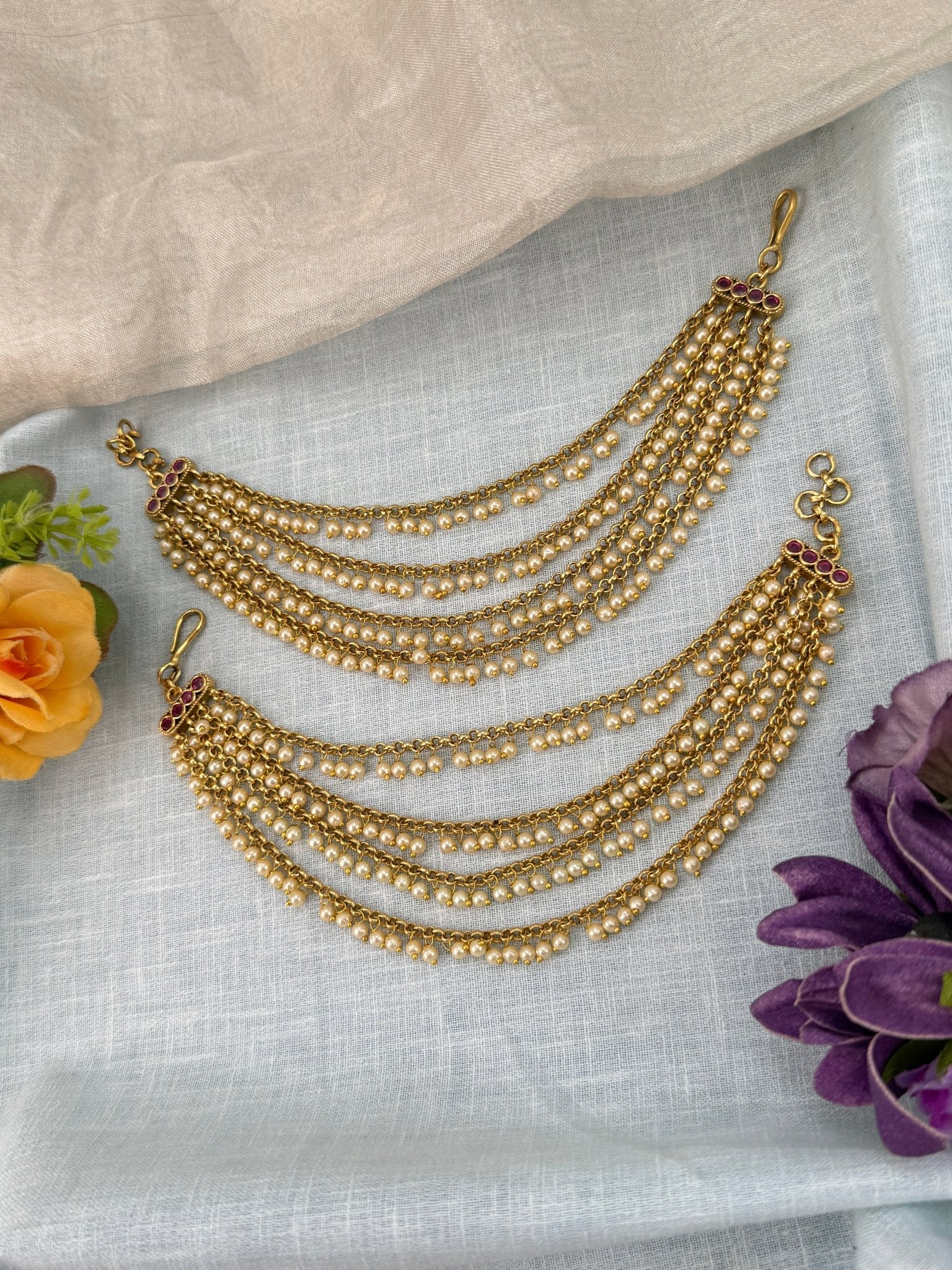 Royal Antique Layer Maatal Earchain 437 - Mahilas