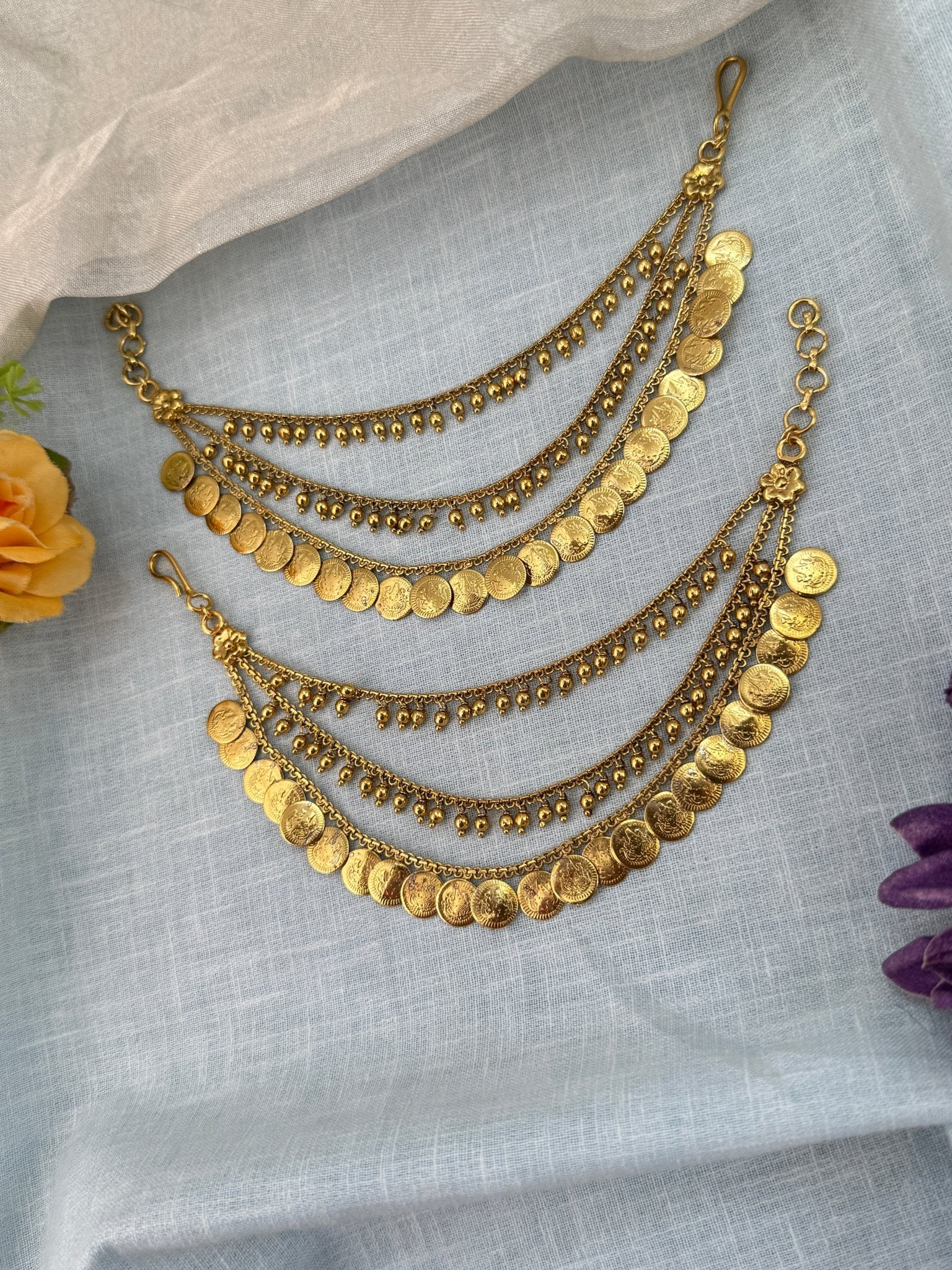 Royal Antique Layer Maatal Earchain 439 - Mahilas