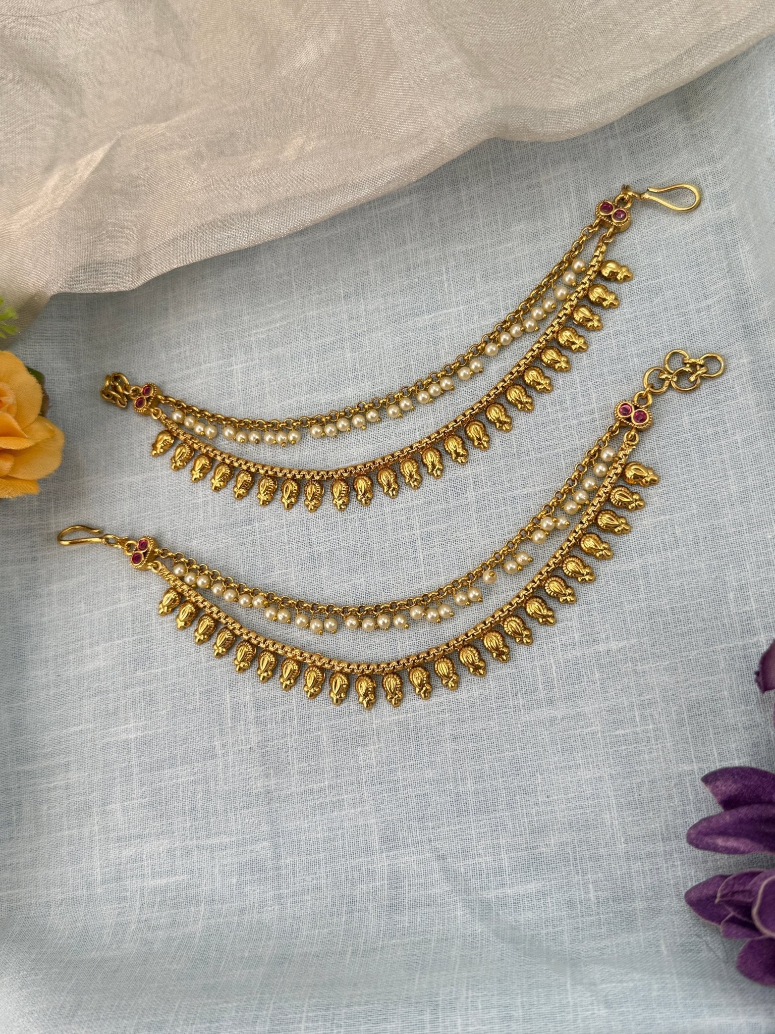 Royal Antique Layer Maatal Earchain 440 - Mahilas