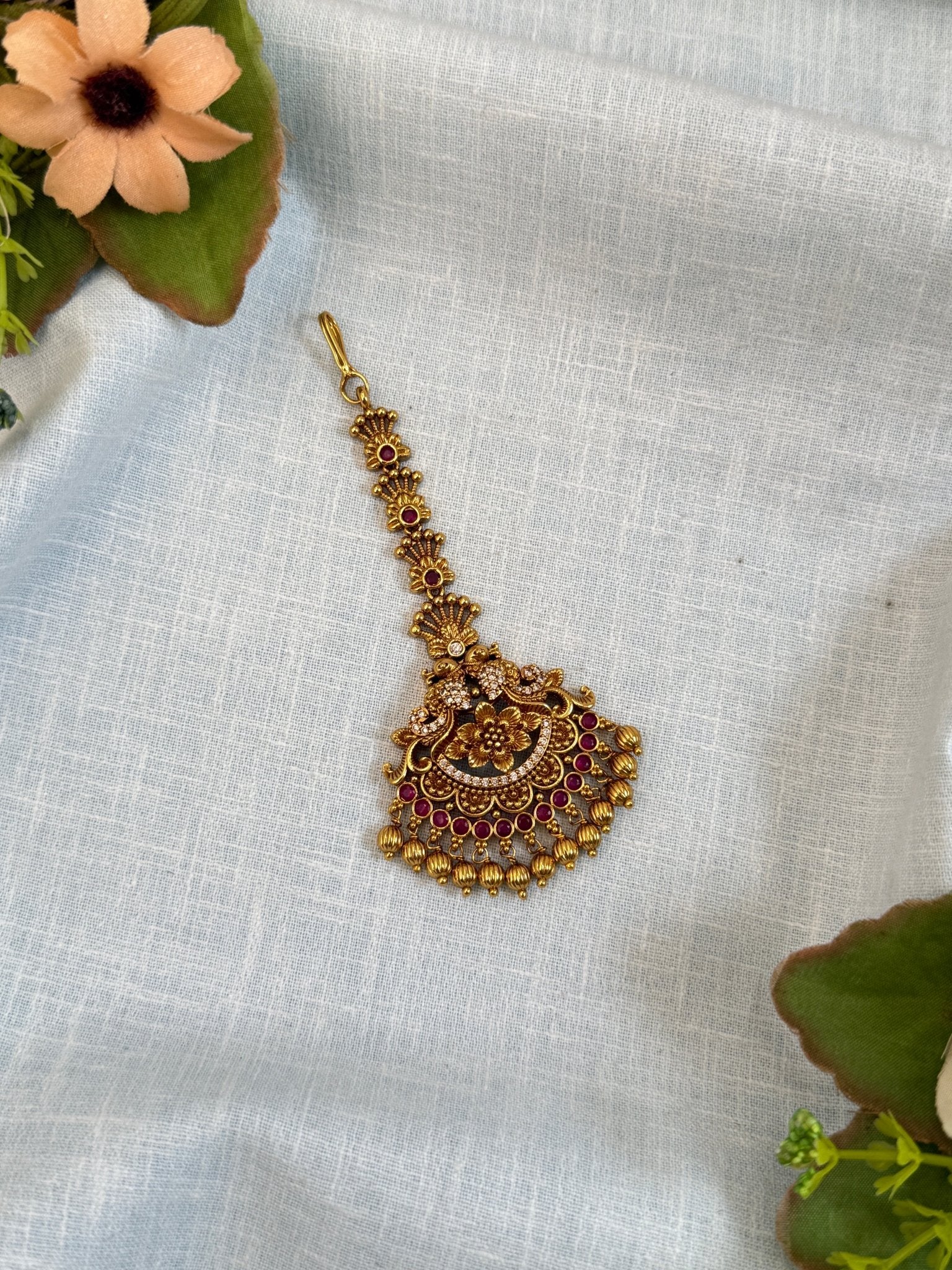 Royal Antique Maang Tikka 241 - Mahilas