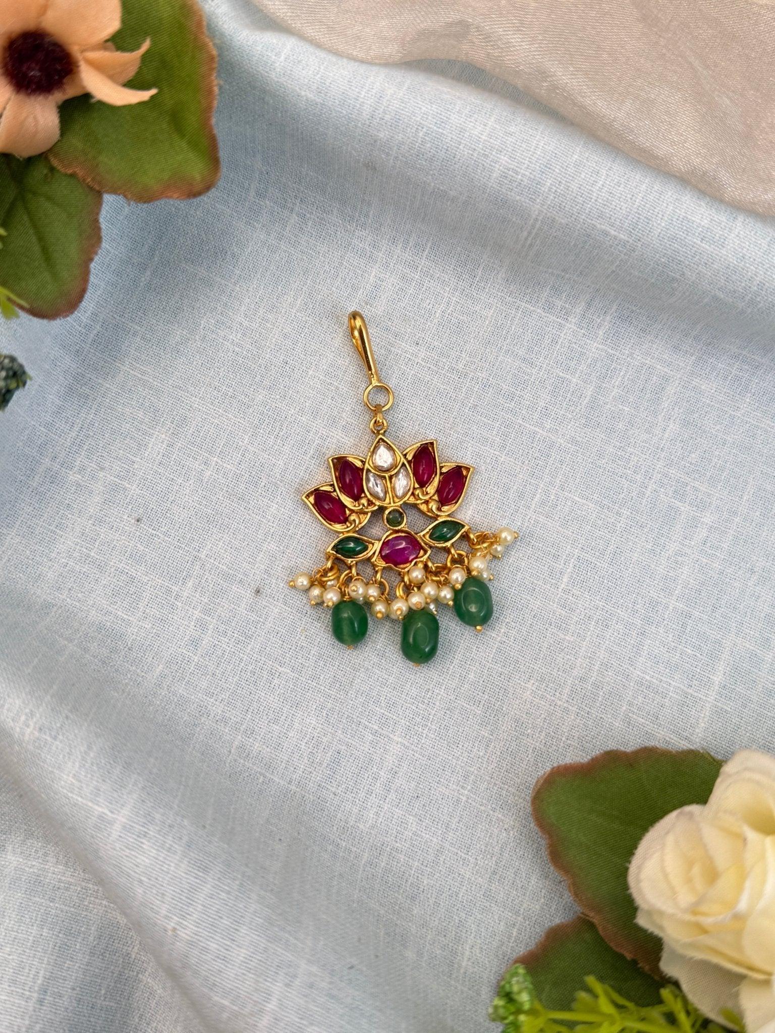 Royal Antique Maang Tikka 245 - Mahilas