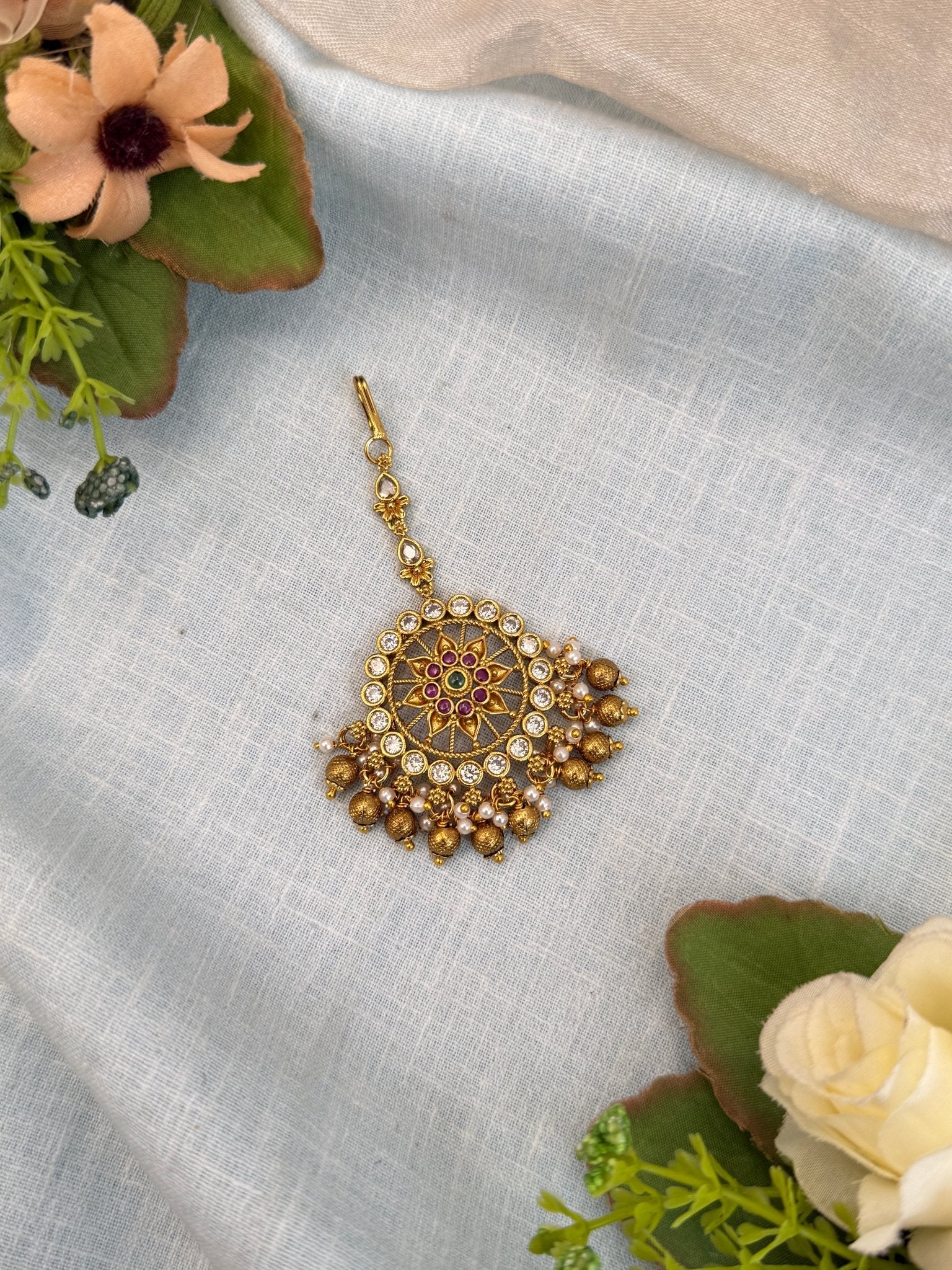 Royal Antique Maang Tikka 247 - Mahilas