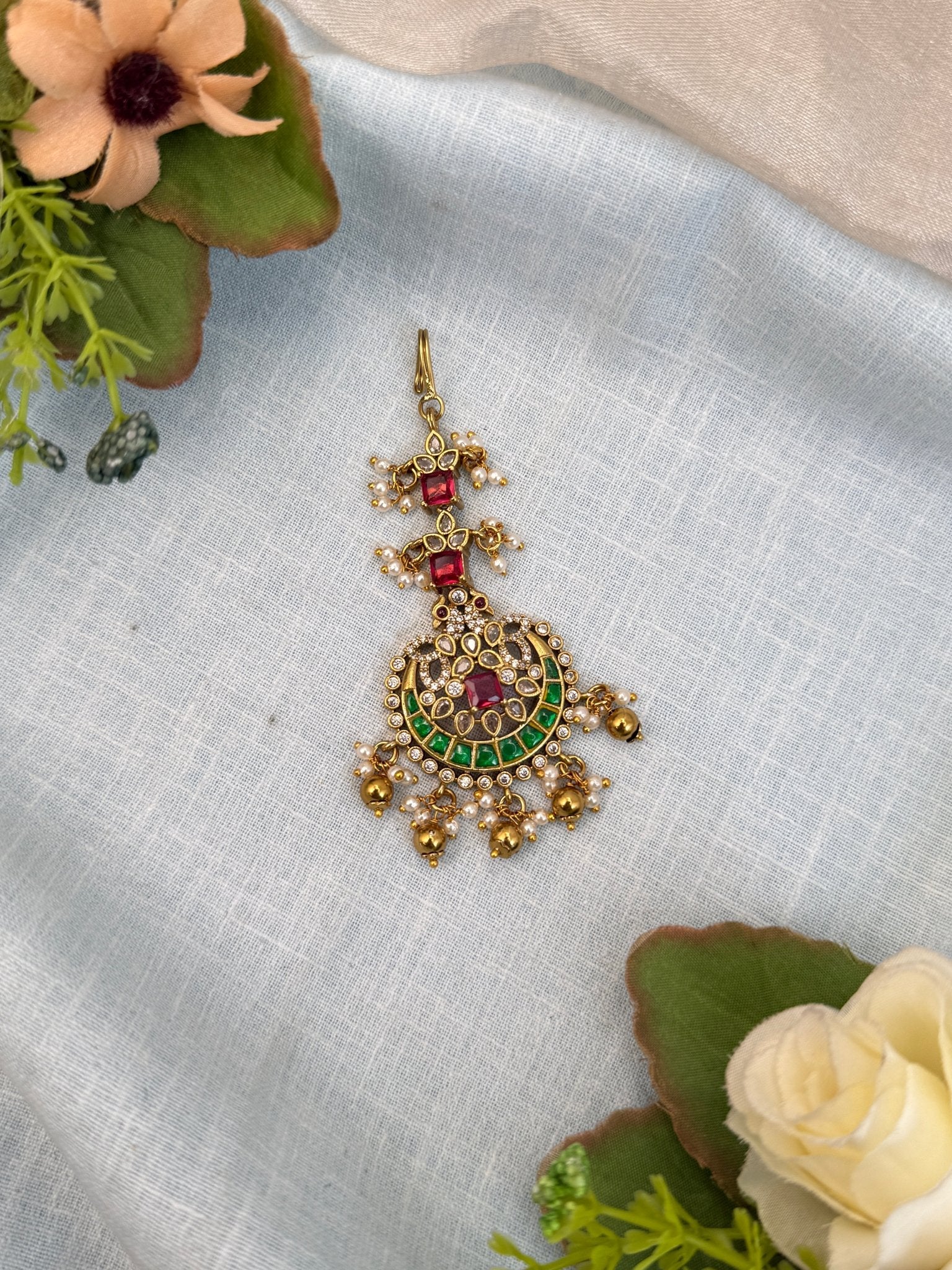 Royal Antique Maang Tikka 248 - Mahilas