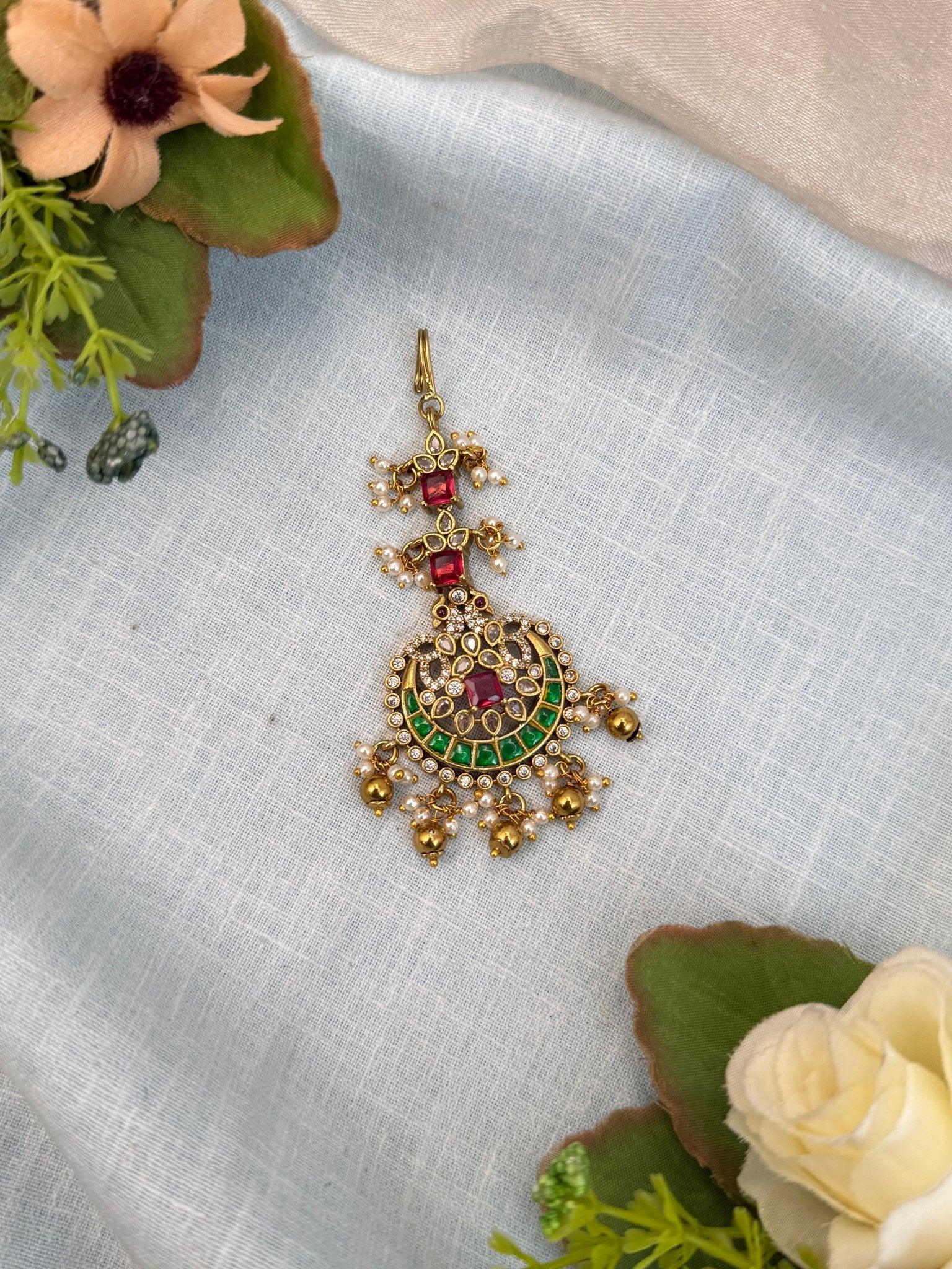 Royal Antique Maang Tikka 248 - Mahilas