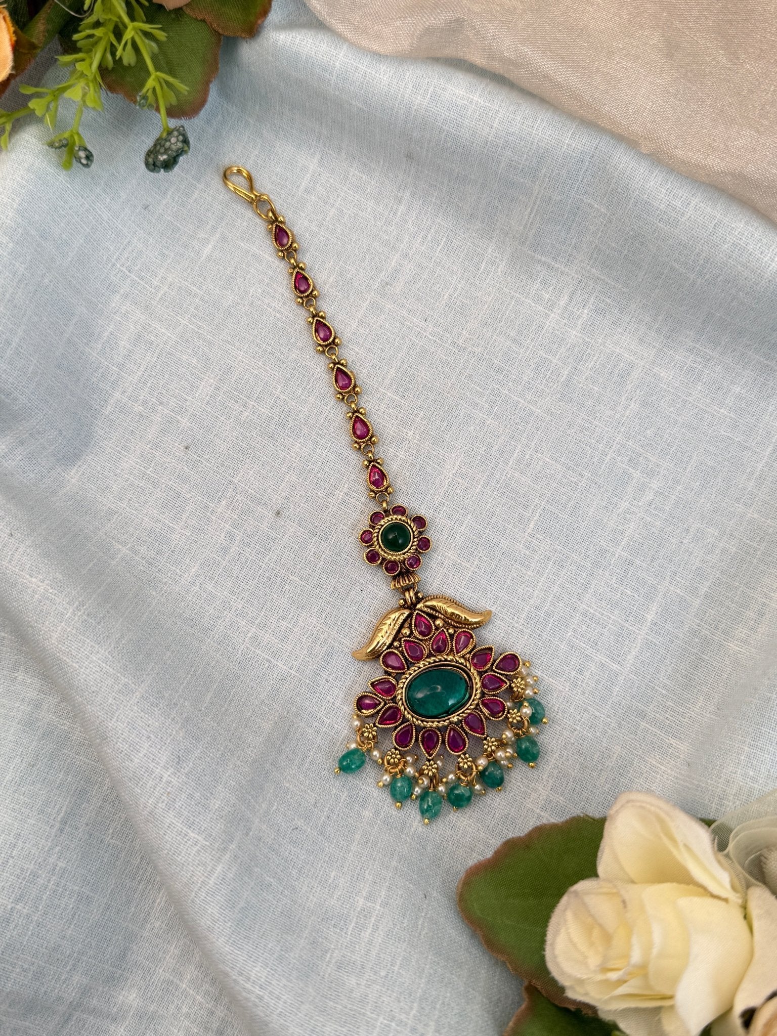 Royal Antique Maang Tikka 249 - Mahilas