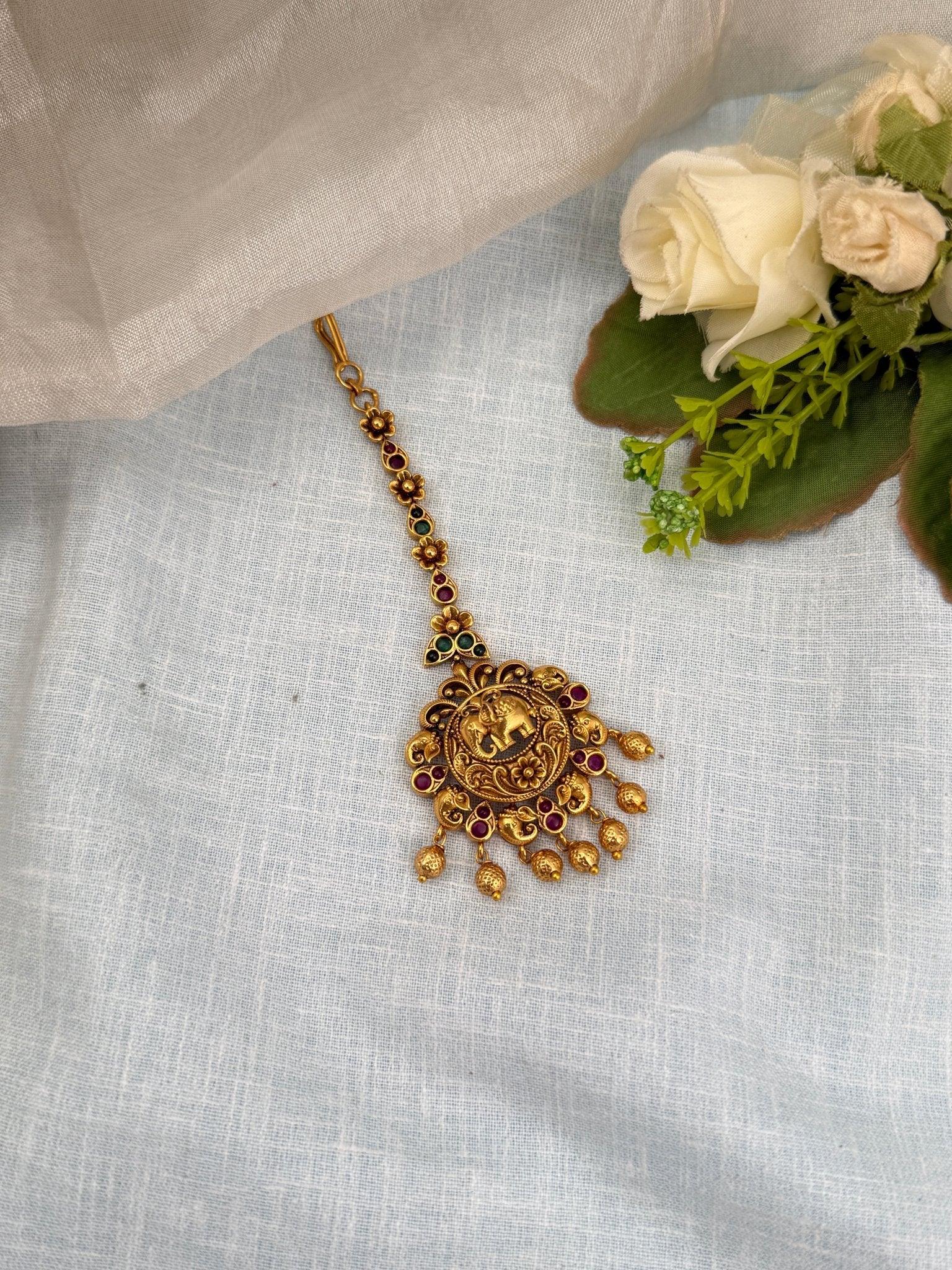 Royal Antique Maang Tikka 4369 - Mahilas