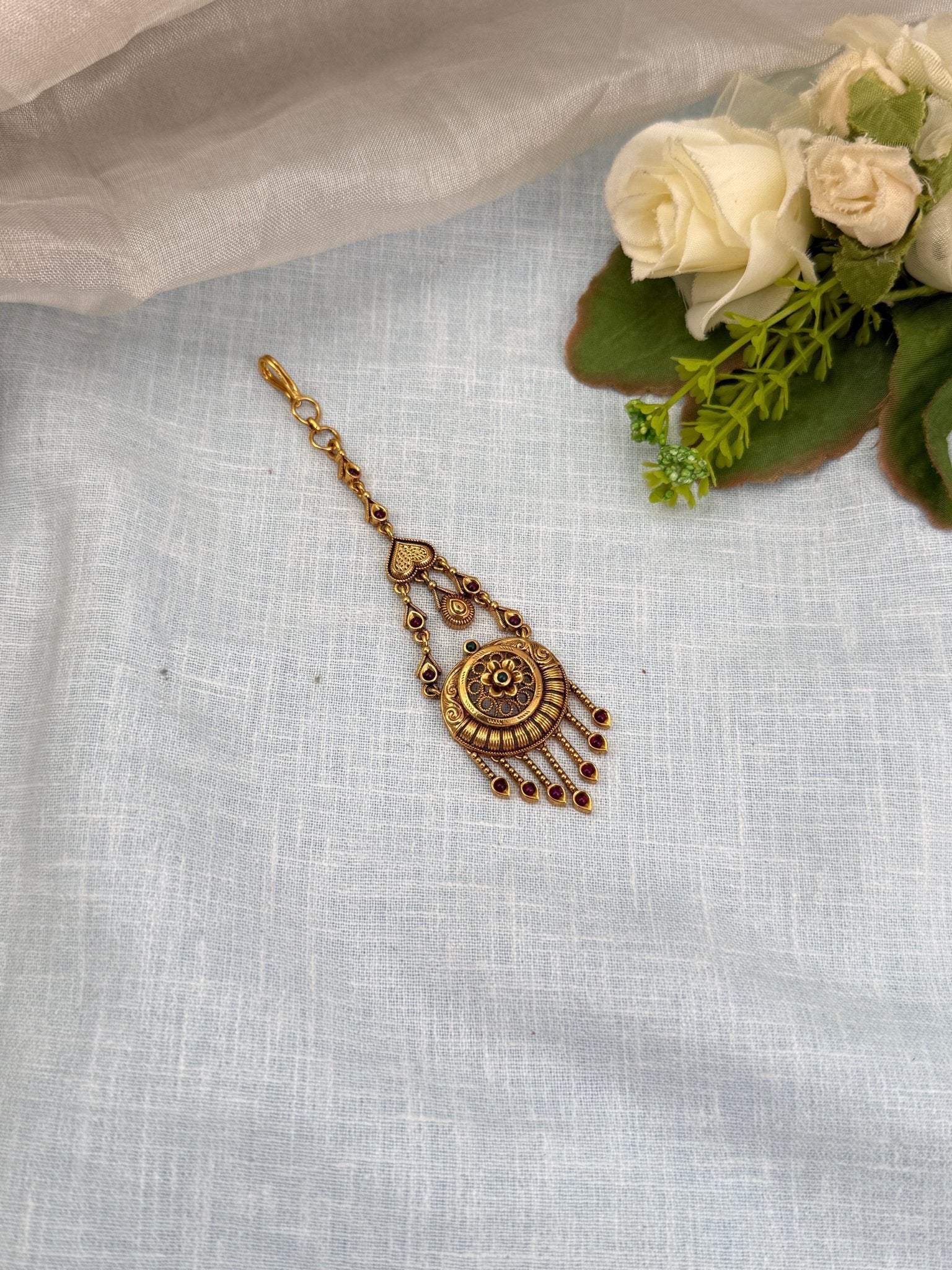 Royal Antique Maang Tikka 4378 - Mahilas