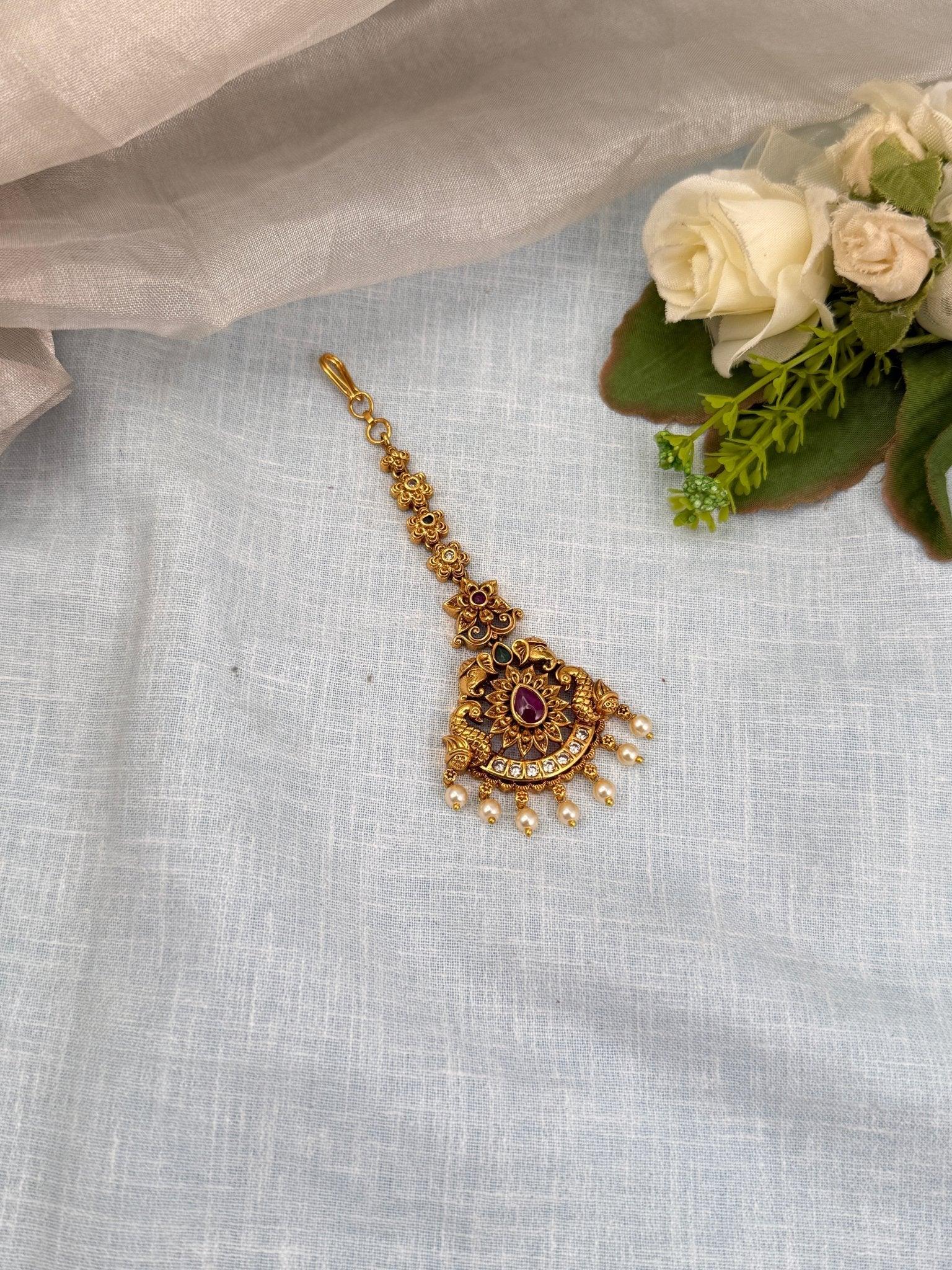Royal Antique Maang Tikka 4379 - Mahilas