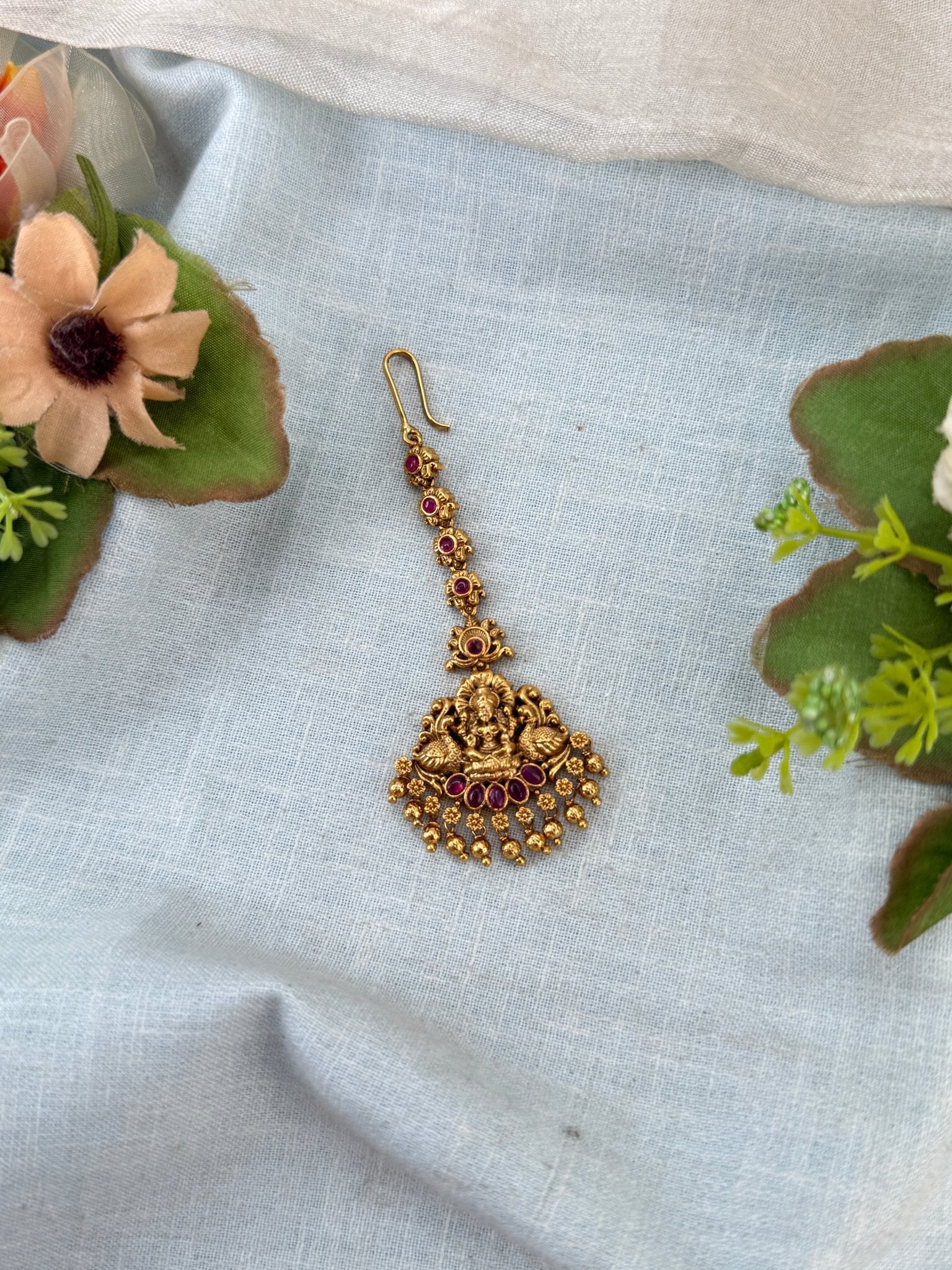 Royal Antique Maang Tikka 529 - Mahilas