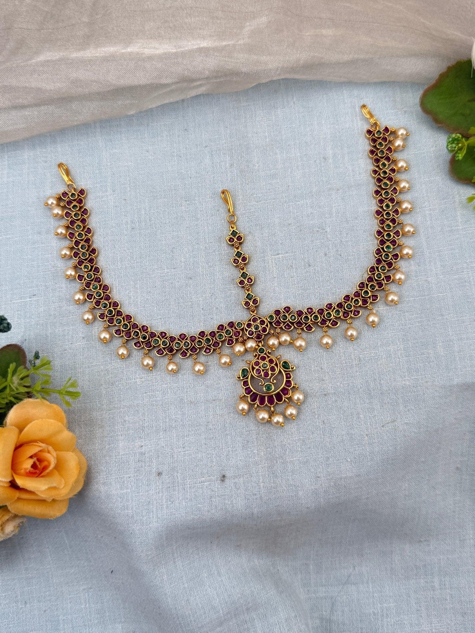 Royal Antique Maang Tikka Mathapatti 316 - Mahilas