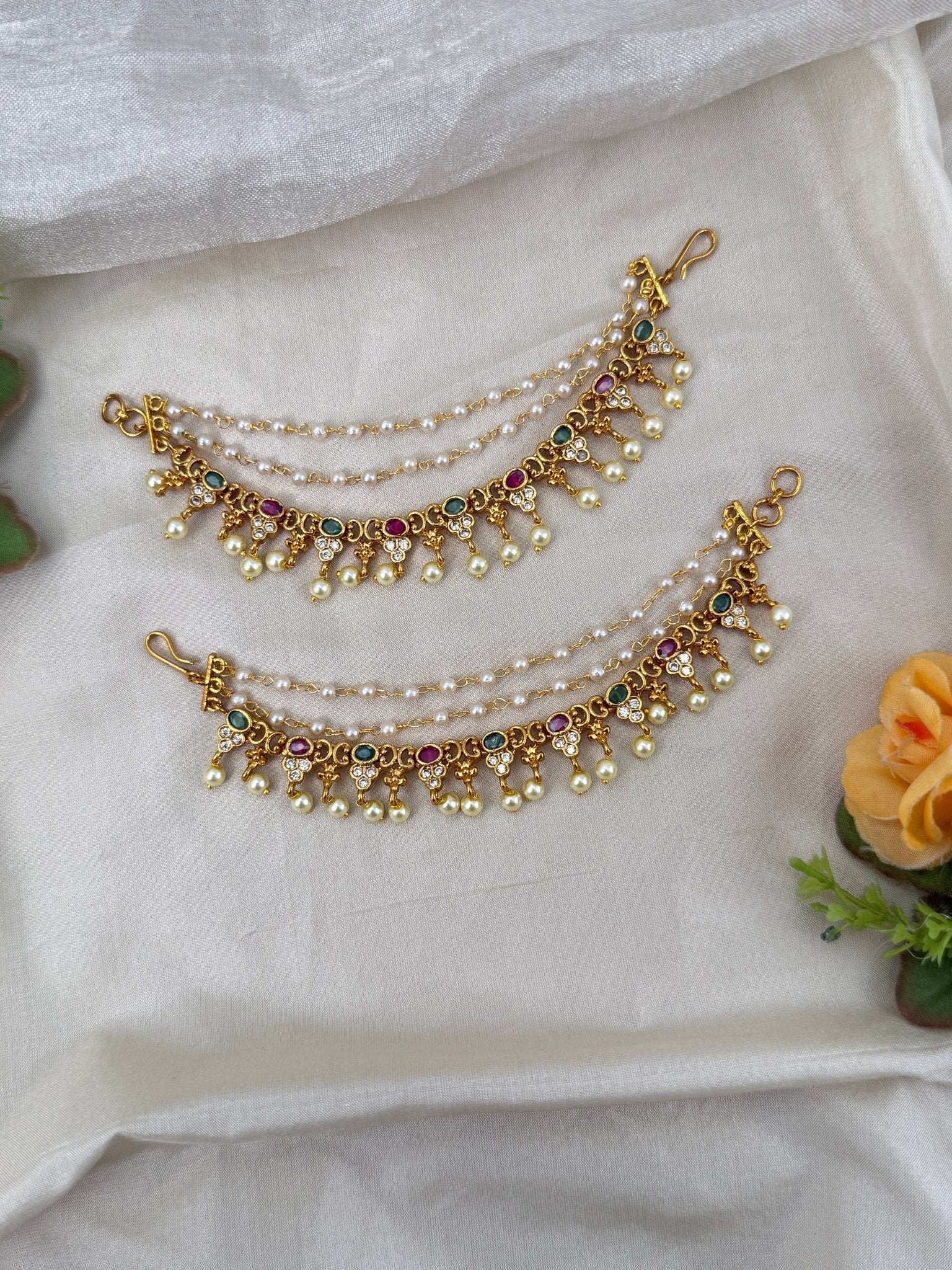 Royal Antique Maatal Earchain 403 - Mahilas