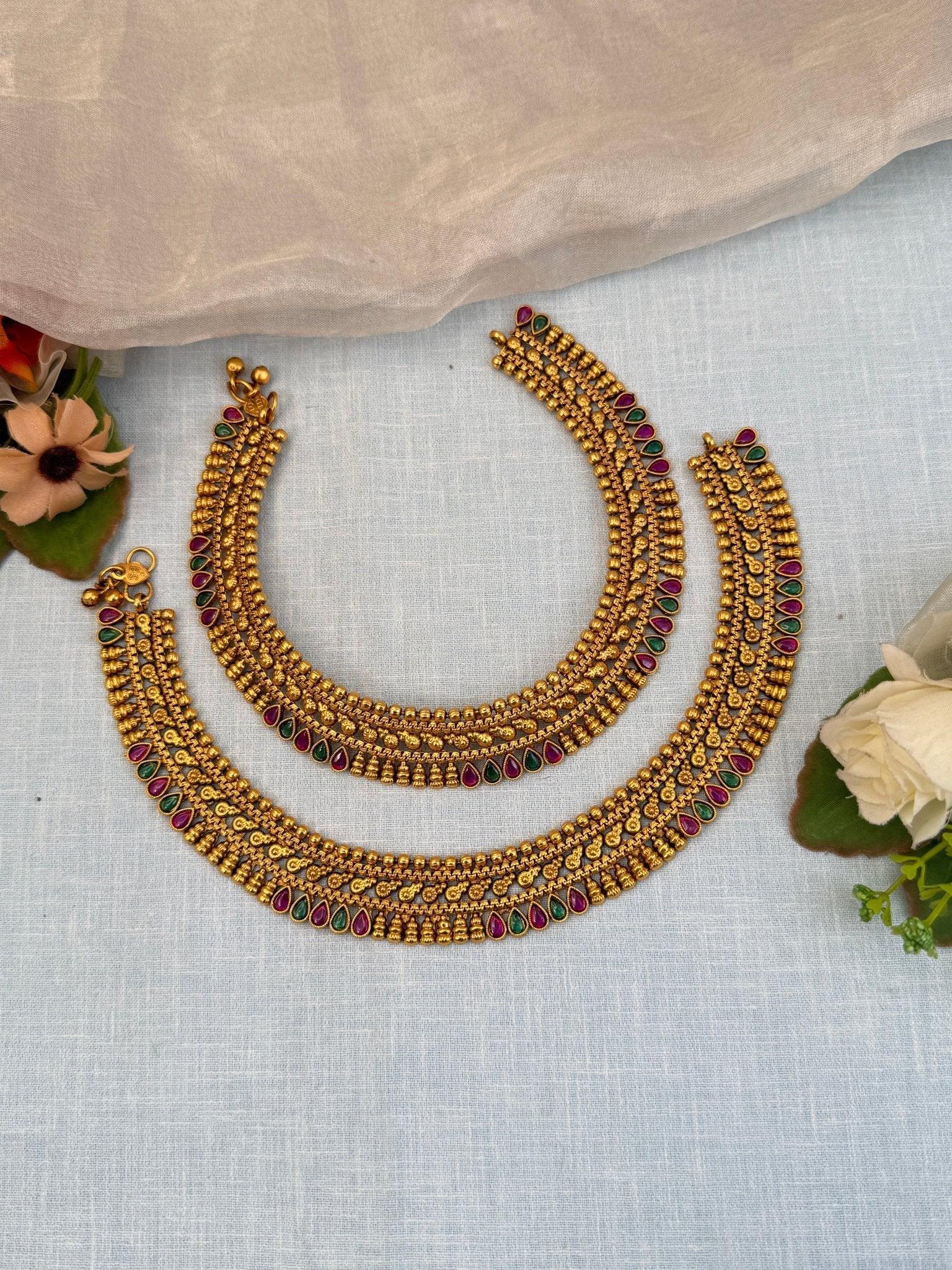 Royal Antique Payal Anklet 0248 - Mahilas