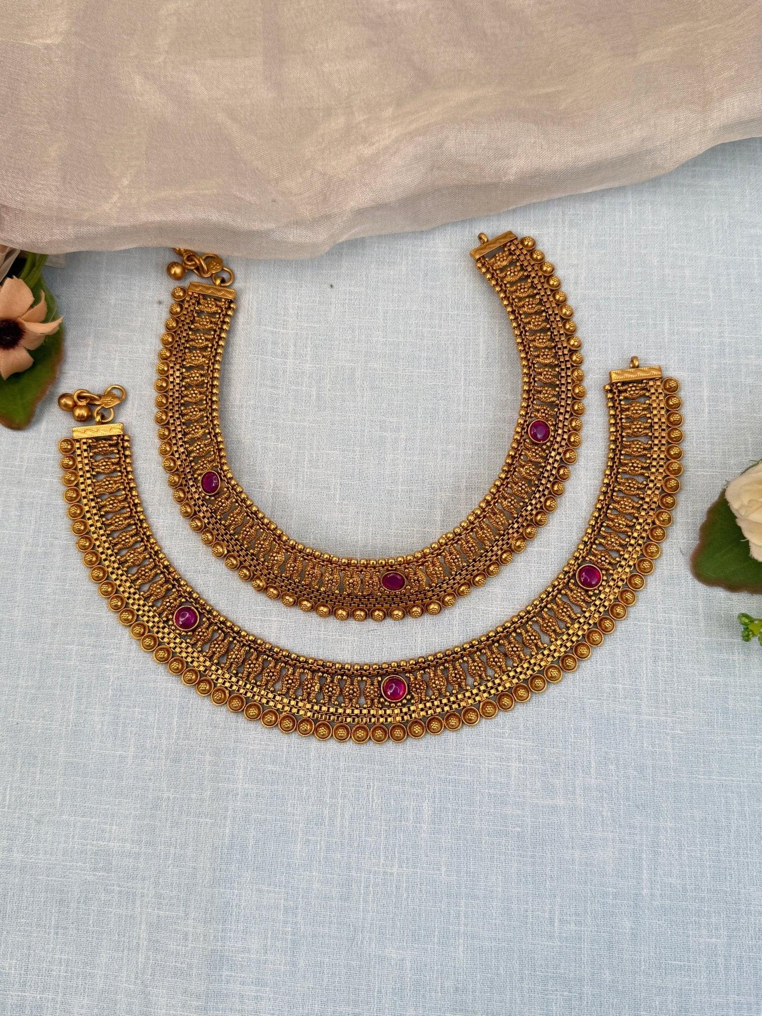 Royal Antique Payal Anklet 0249 - Mahilas