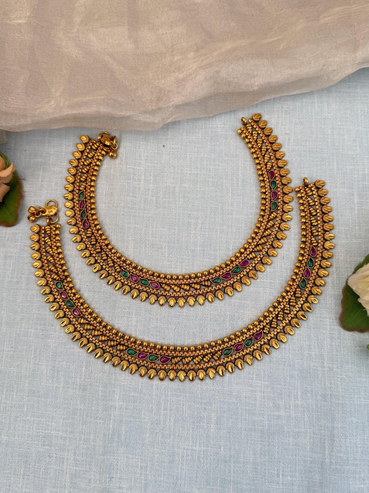 Royal Antique Payal Anklet 0252 - Mahilas