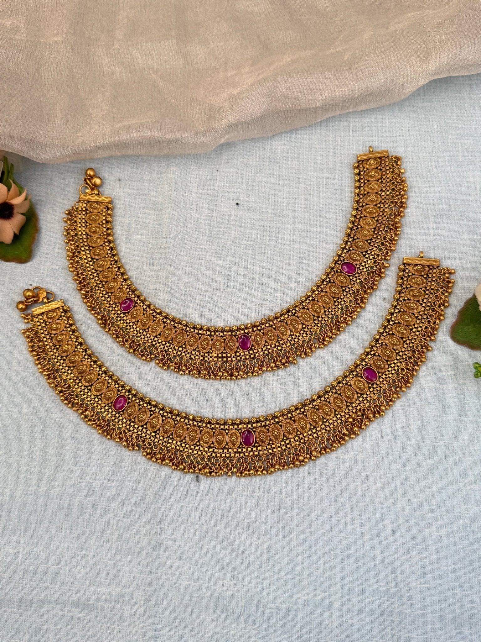 Royal Antique Payal Anklet 0253 - Mahilas