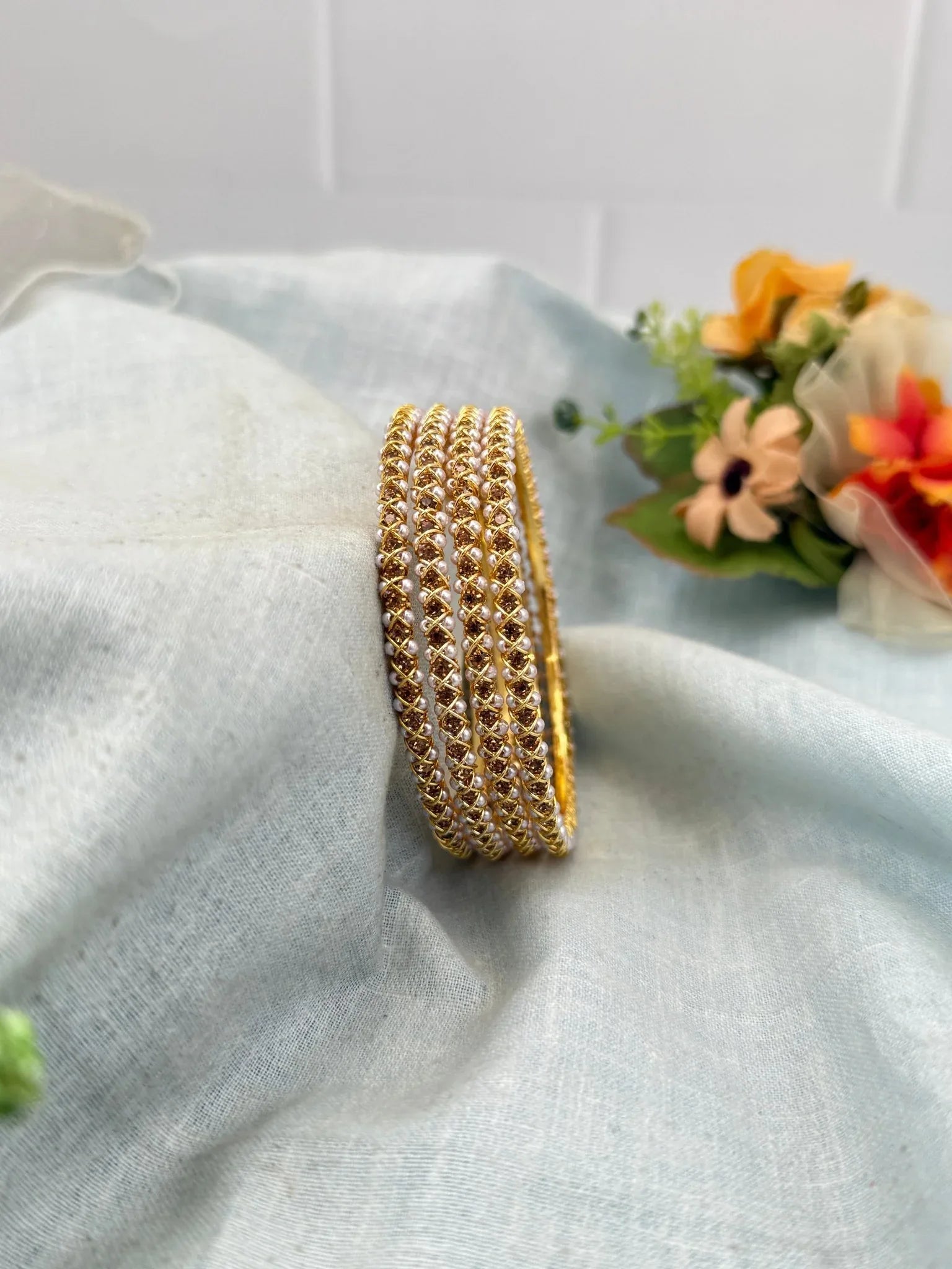 Royal Antique Pearl Bangles 7066 - Mahilas