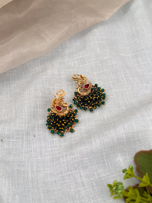 Royal Antique Stud Dangler Earrings 0464 - Mahilas