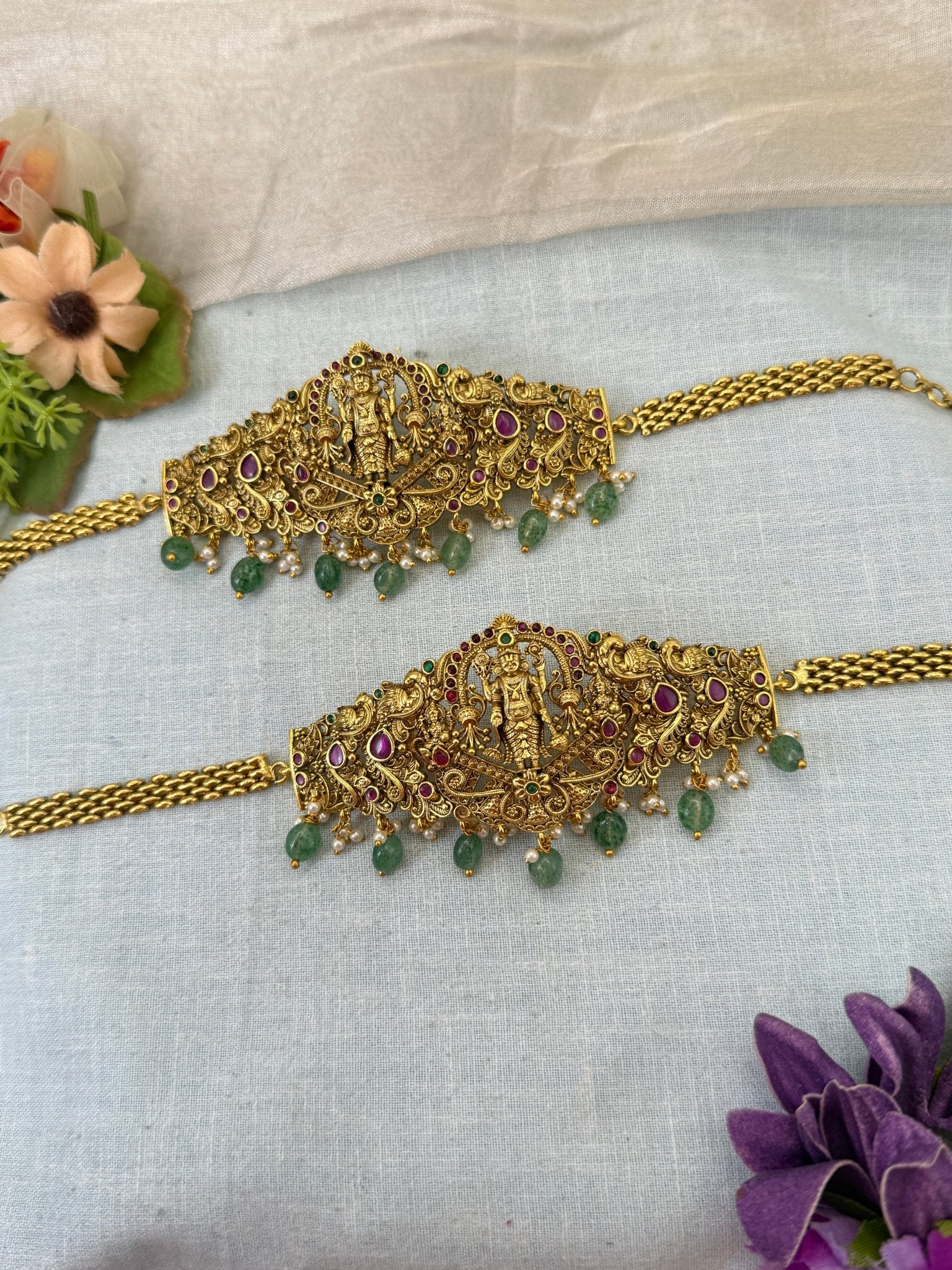 Royal Antique Vanki Bajubandh Chain Style 4166 - Mahilas
