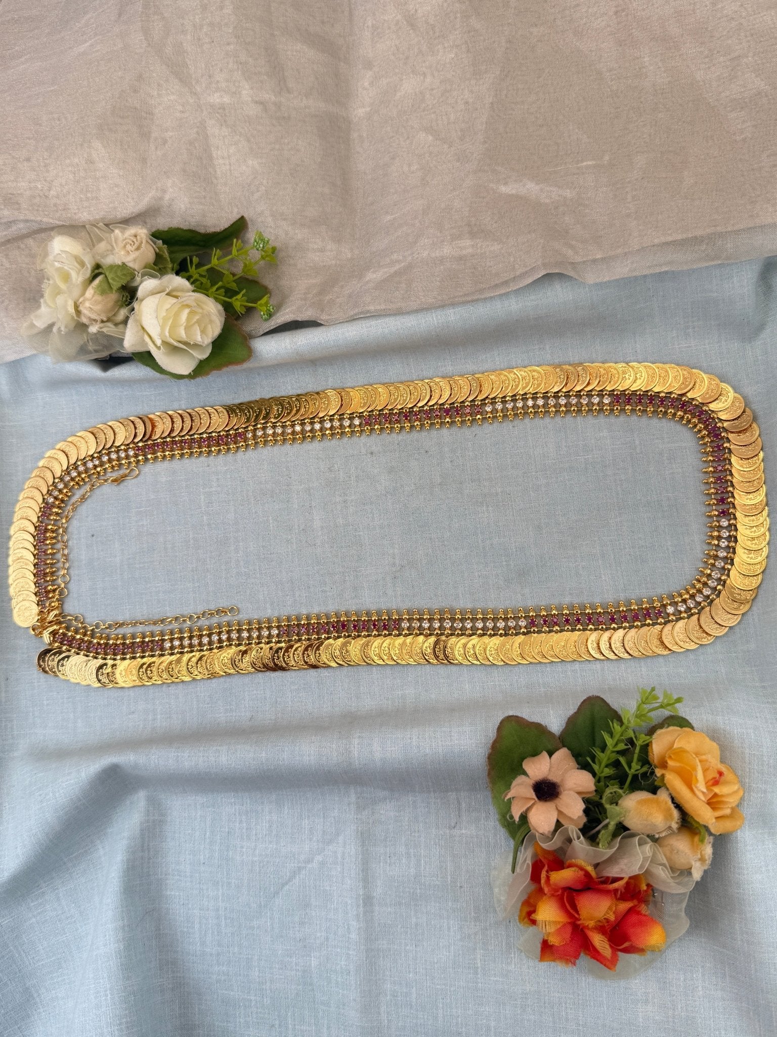Royal Gold Like Kaasu Vaddanam Kamarbandh 8025 - Mahilas