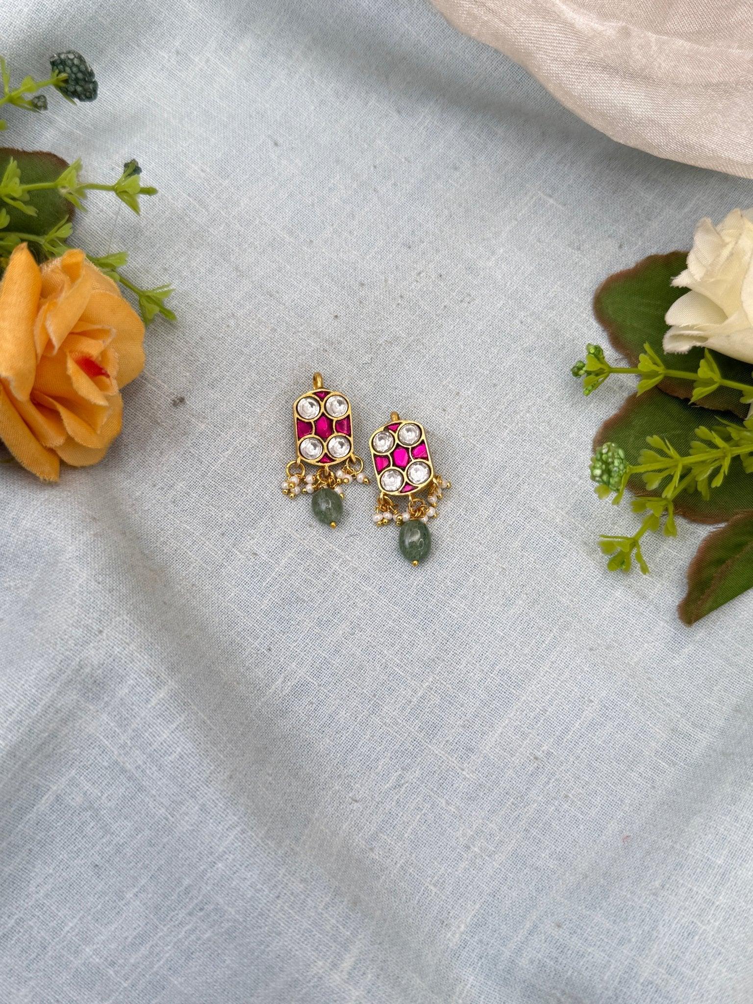 Royal Jadau kundan Bugadi Earcuff Earrings 0534 - Mahilas