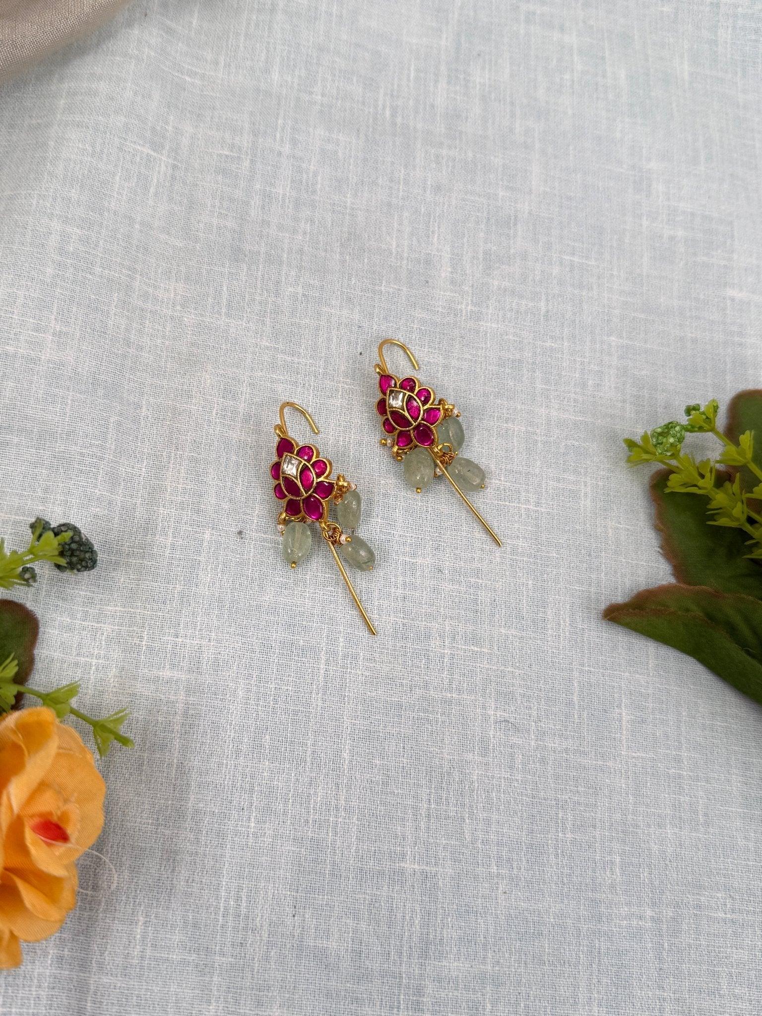 Royal Jadau Kundan Earcuff Earrings 0445 - Mahilas