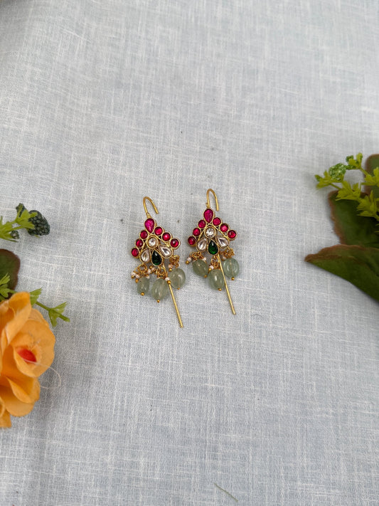 Royal Jadau Kundan Earcuff Earrings 0449 - Mahilas