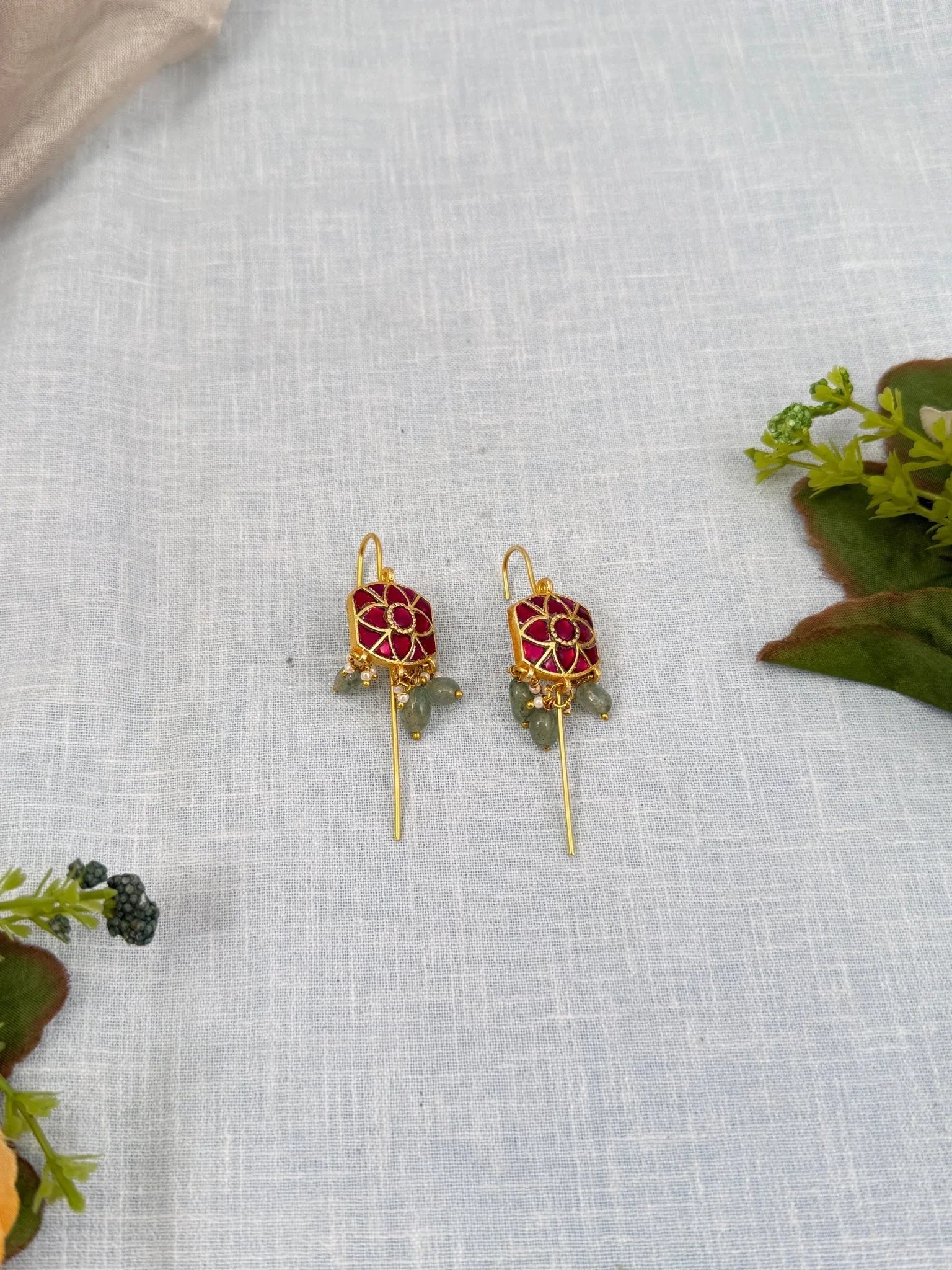 Royal Jadau Kundan Earcuff Earrings 0455 - Mahilas