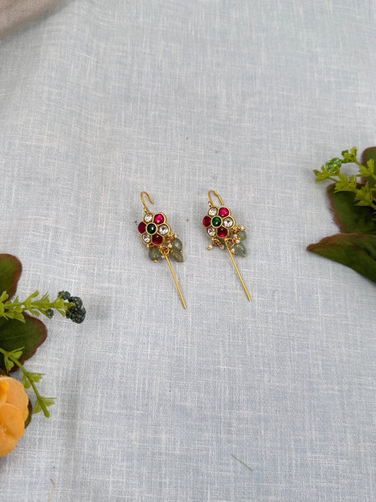 Royal Jadau Kundan Earcuff Earrings 0456 - Mahilas