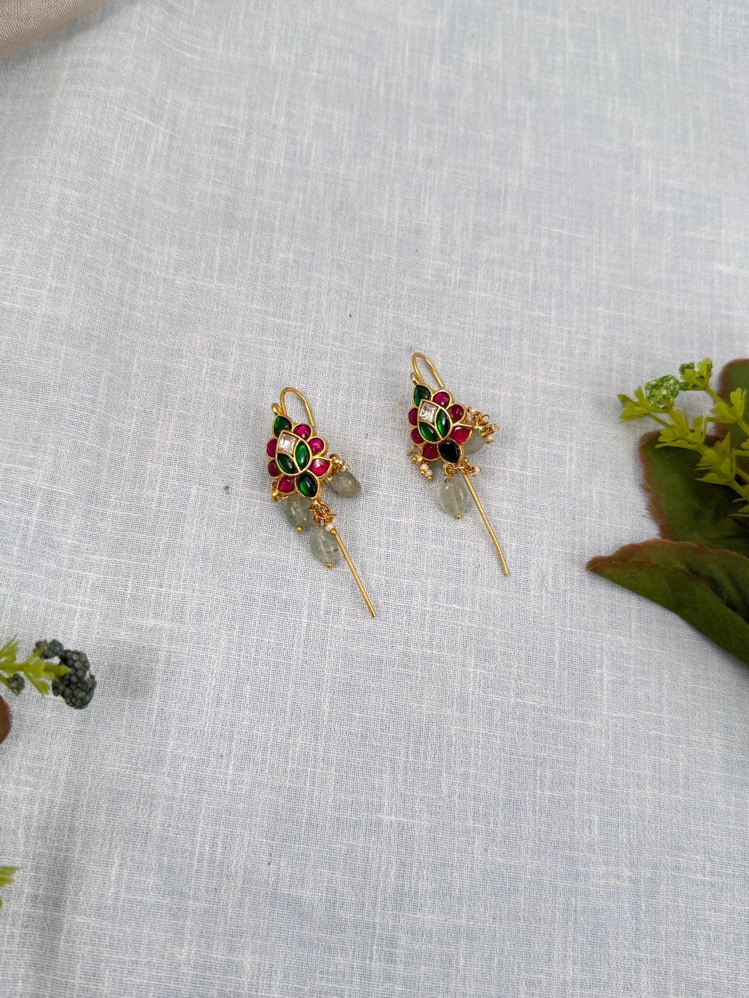 Royal Jadau Kundan Earcuff Earrings 0458 - Mahilas