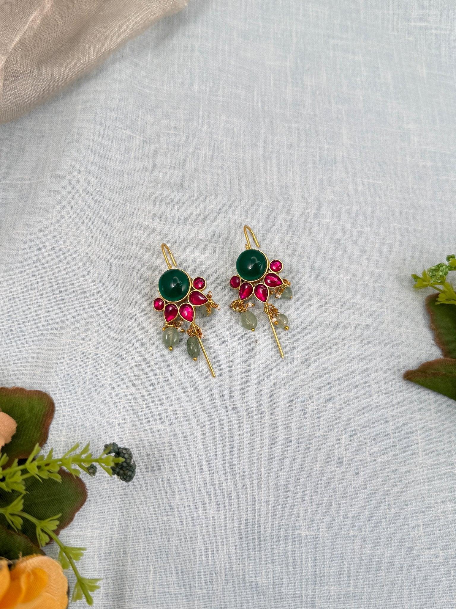 Royal Jadau Kundan Earcuff Earrings 0461 - Mahilas