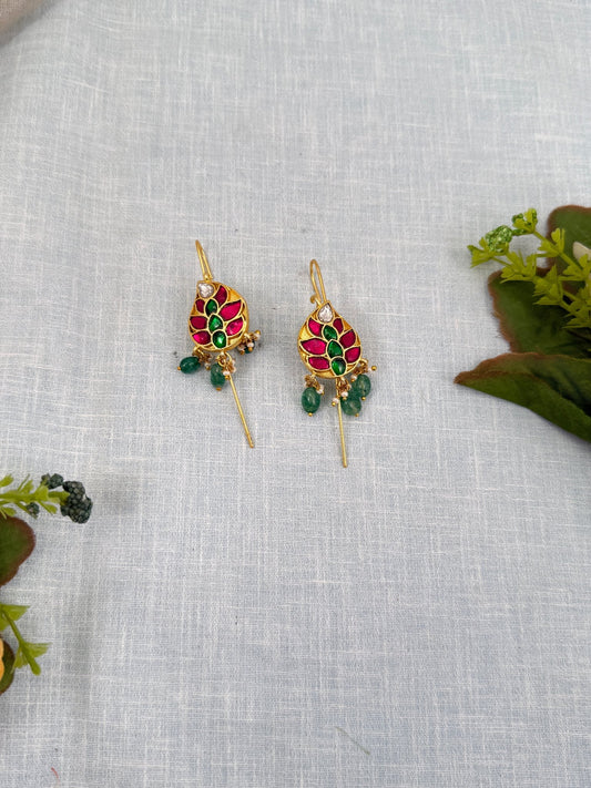 Royal Jadau Kundan Earcuff Earrings 0463 - Mahilas