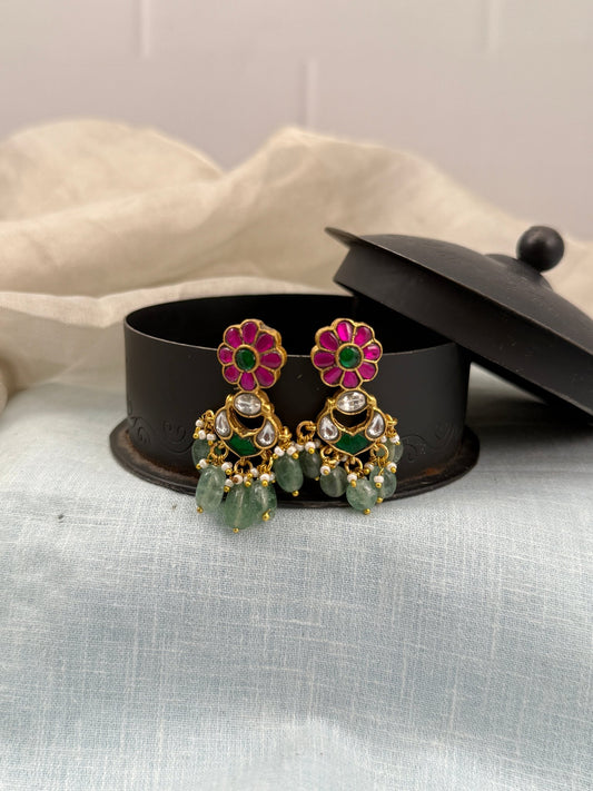 Royal Jadau Kundan Earrings 0444 - Mahilas