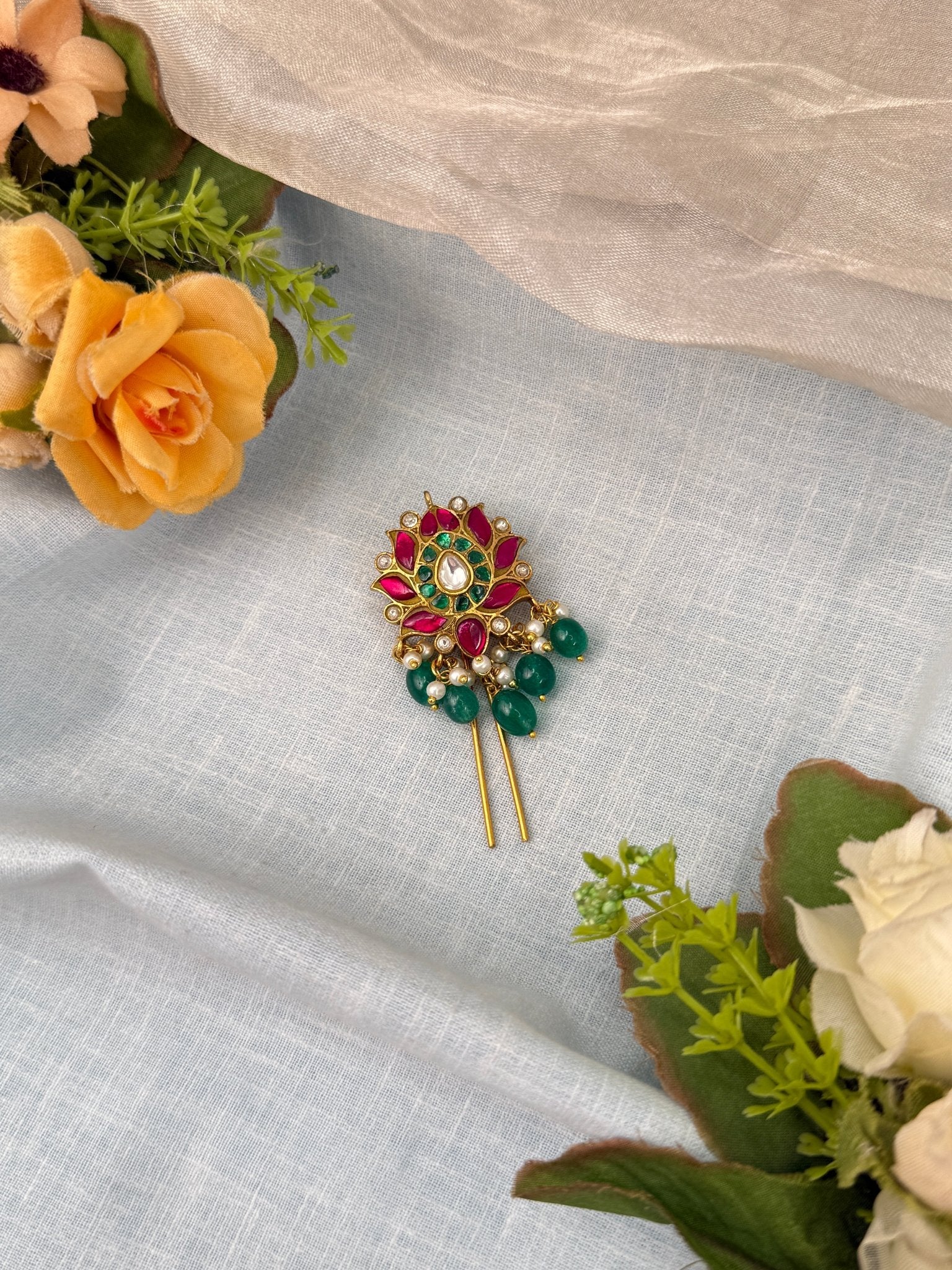 Royal Jadau Kundan Jadebille 518 - Mahilas