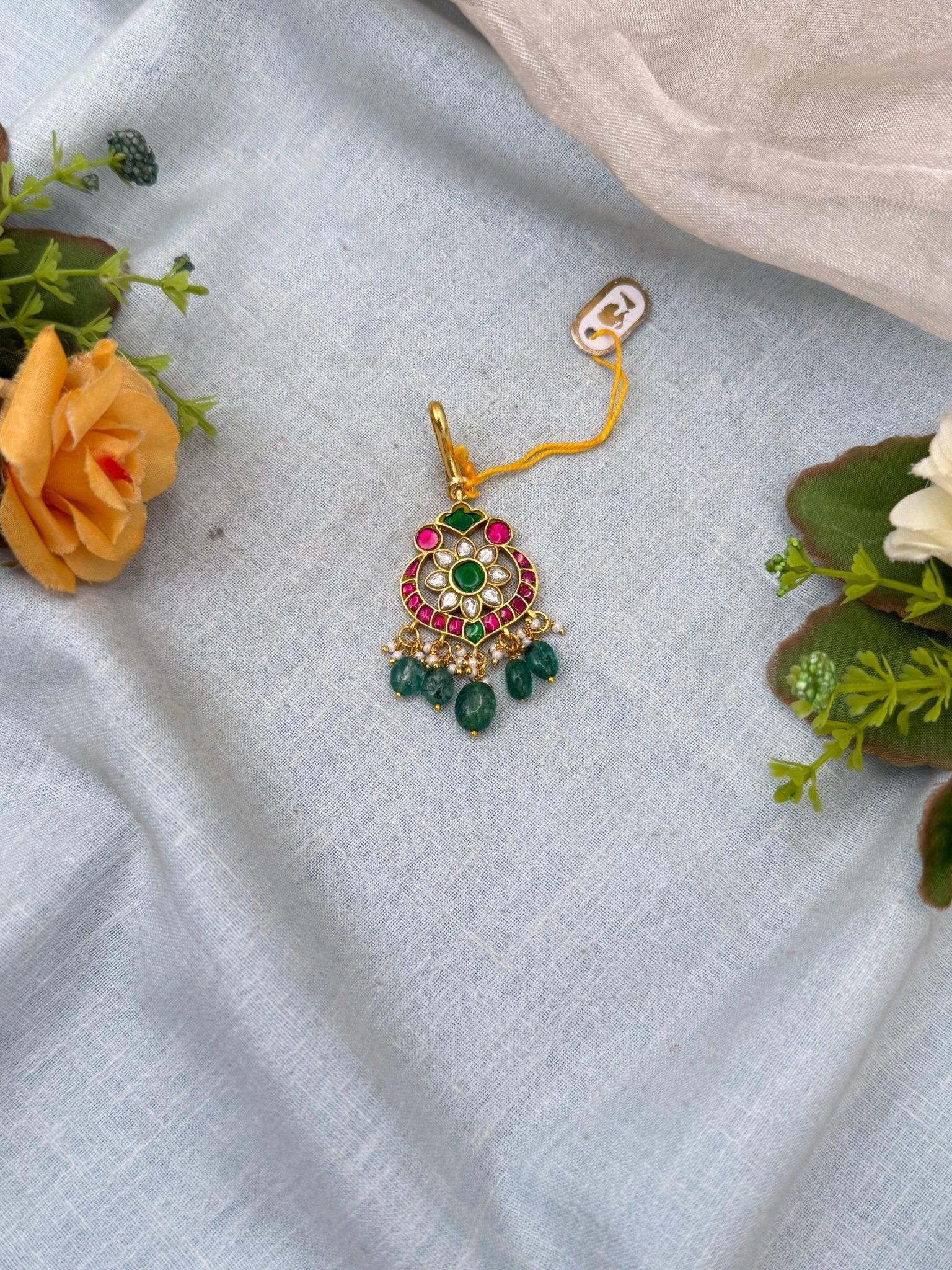 Royal Jadau kundan Maang Tikka 330 - Mahilas