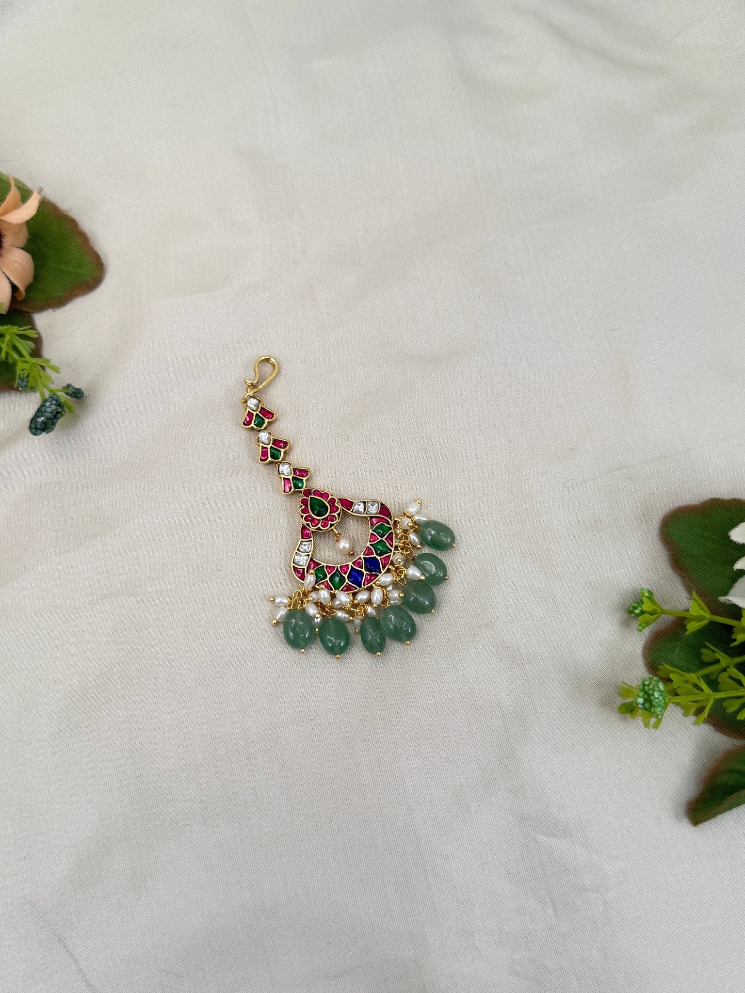 Royal Jadau Kundan Maang Tikka 4385 - Mahilas