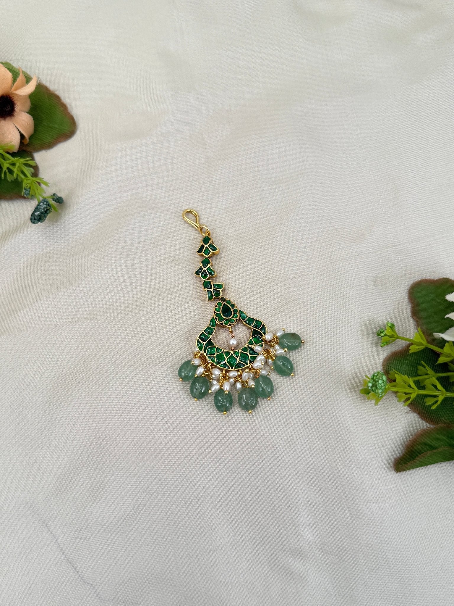 Royal Jadau Kundan Maang Tikka 4386 - Mahilas