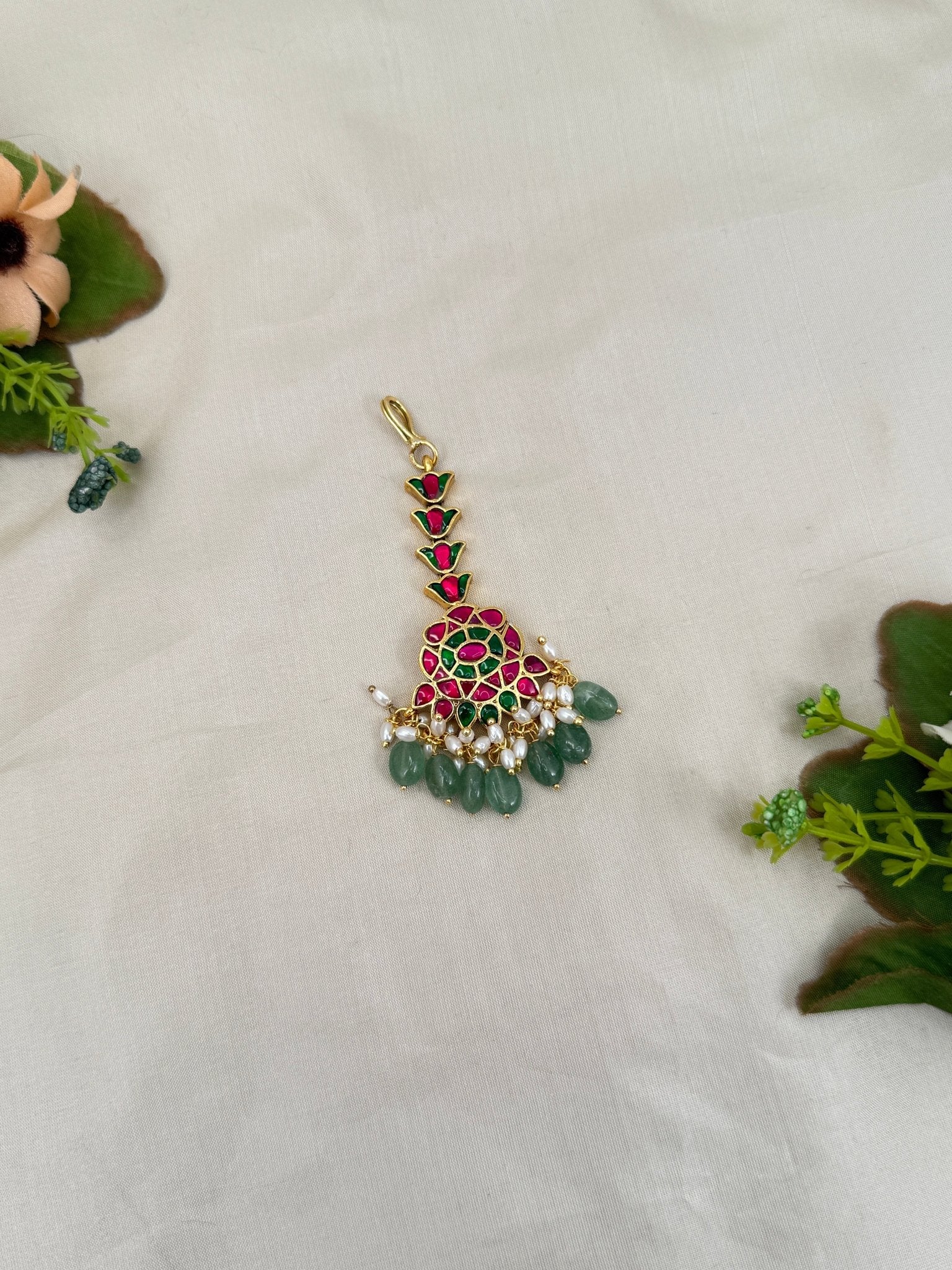 Royal Jadau Kundan Maang Tikka 4390 - Mahilas