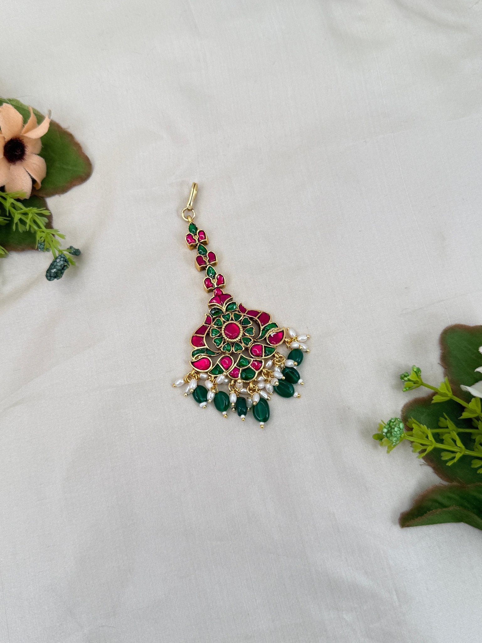 Royal Jadau Kundan Maang Tikka 4391 - Mahilas