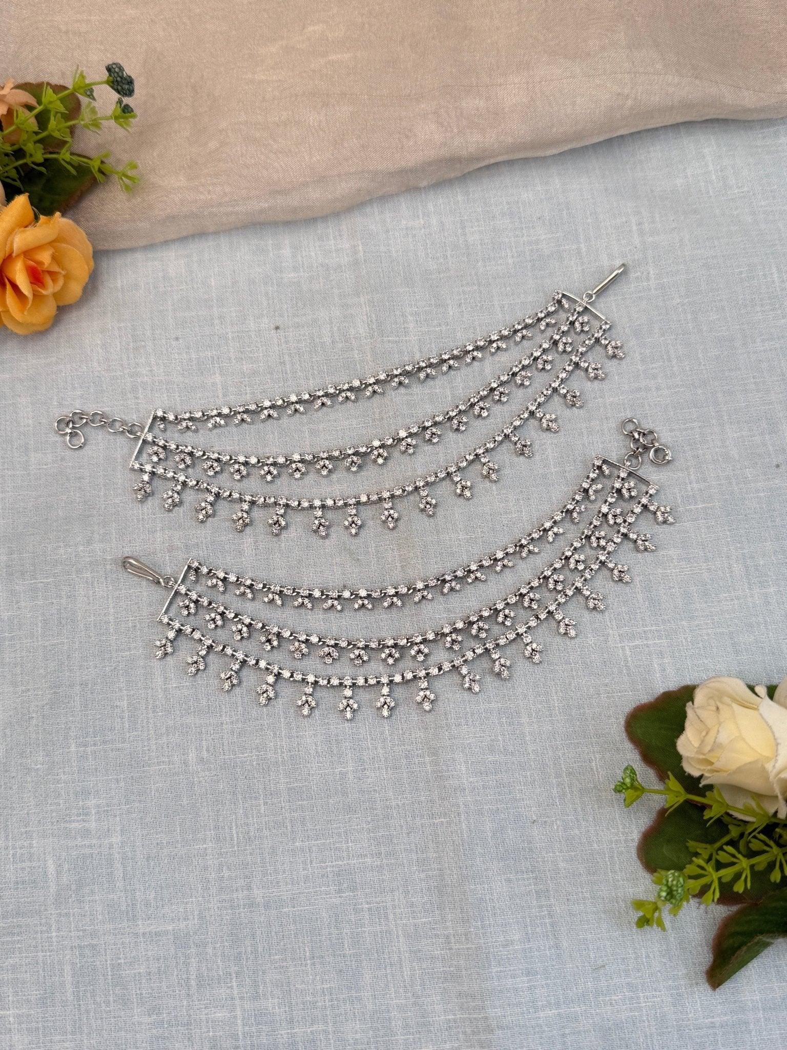 Royal Stone Maatal Ear Chain 258 - Mahilas