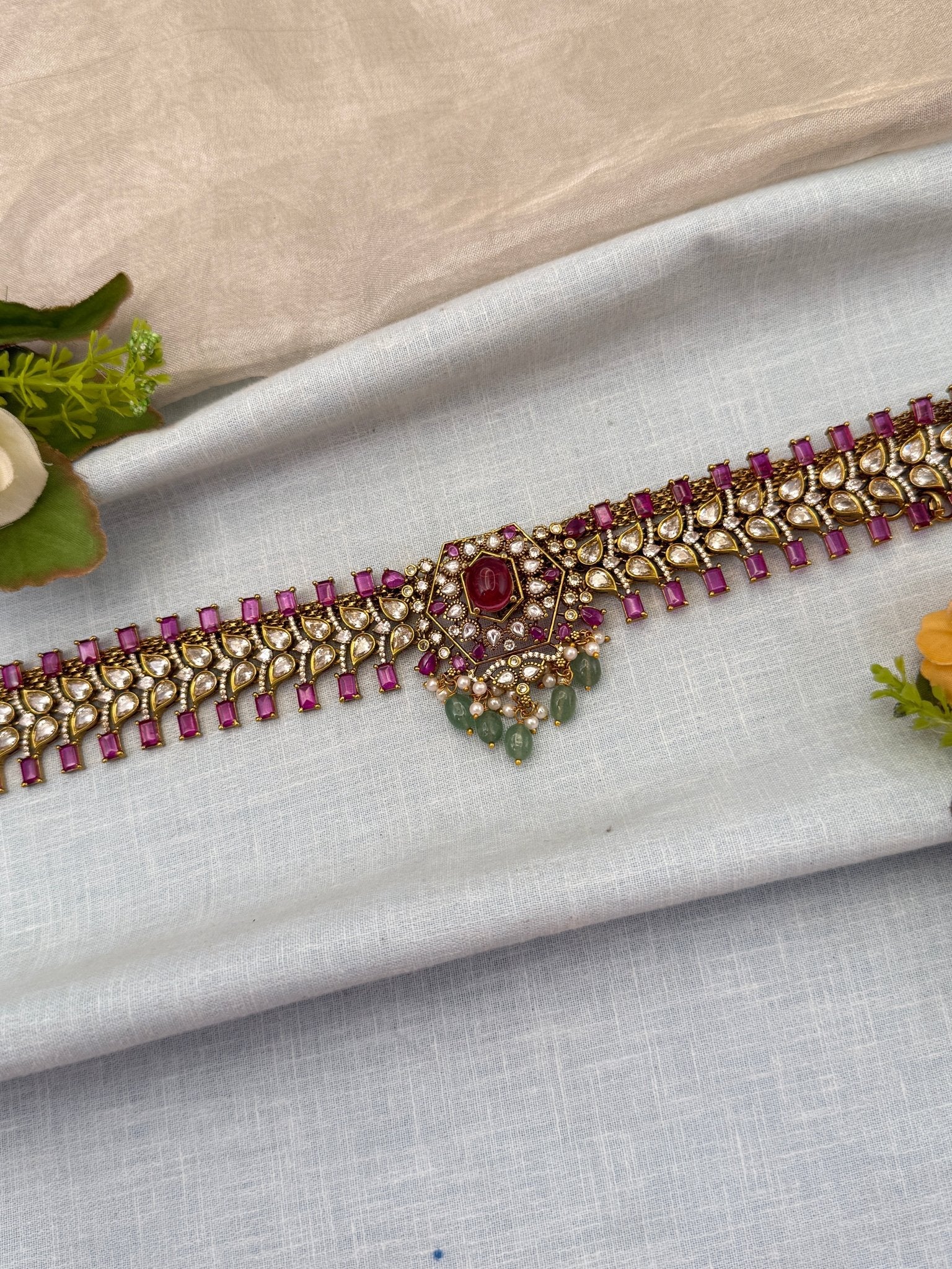 Royal Victorian Chain Vaddanam Kamarbandh 8008 - Mahilas