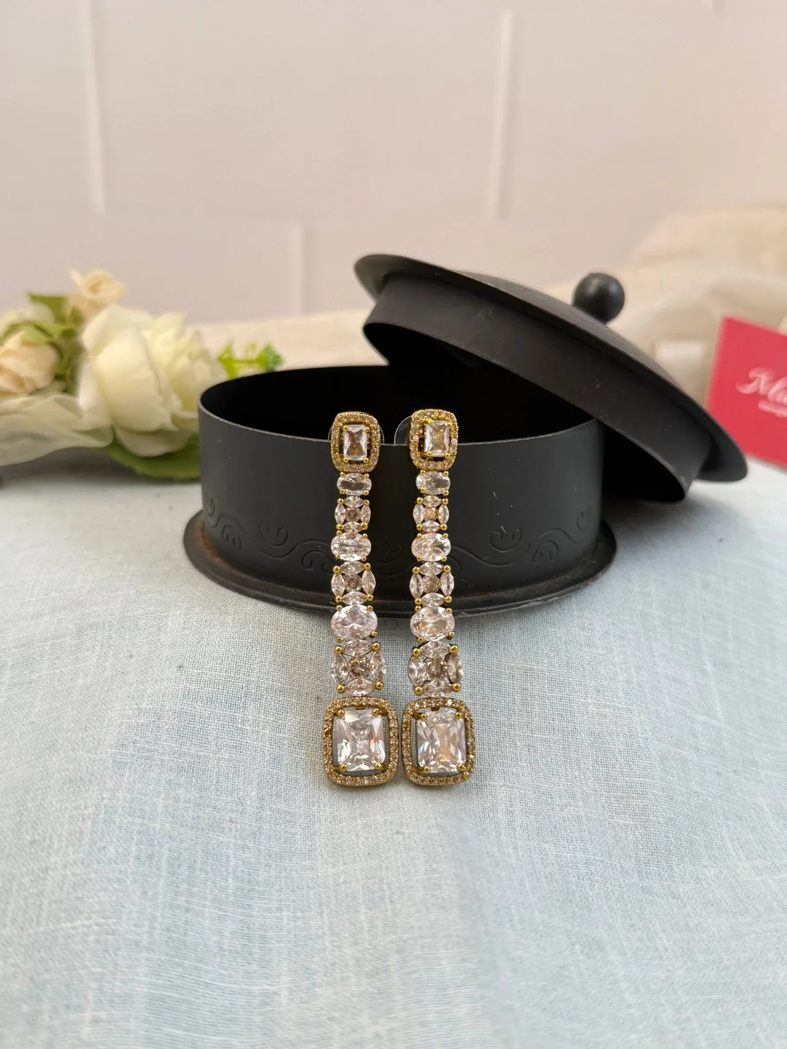 Royal Victorian Stone Earrings 0234 - Mahilas