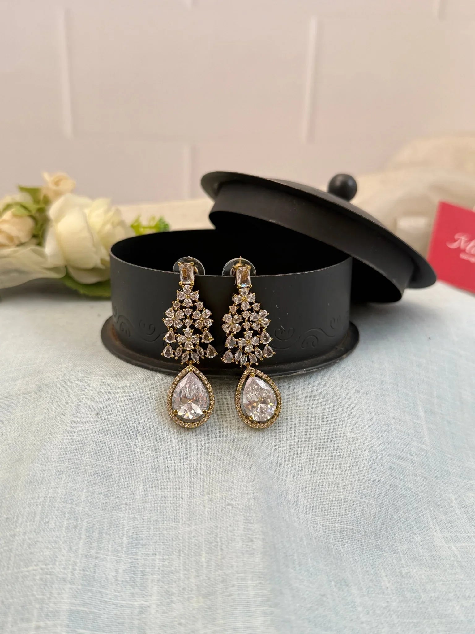 Royal Victorian Stone Earrings 0242 - Mahilas