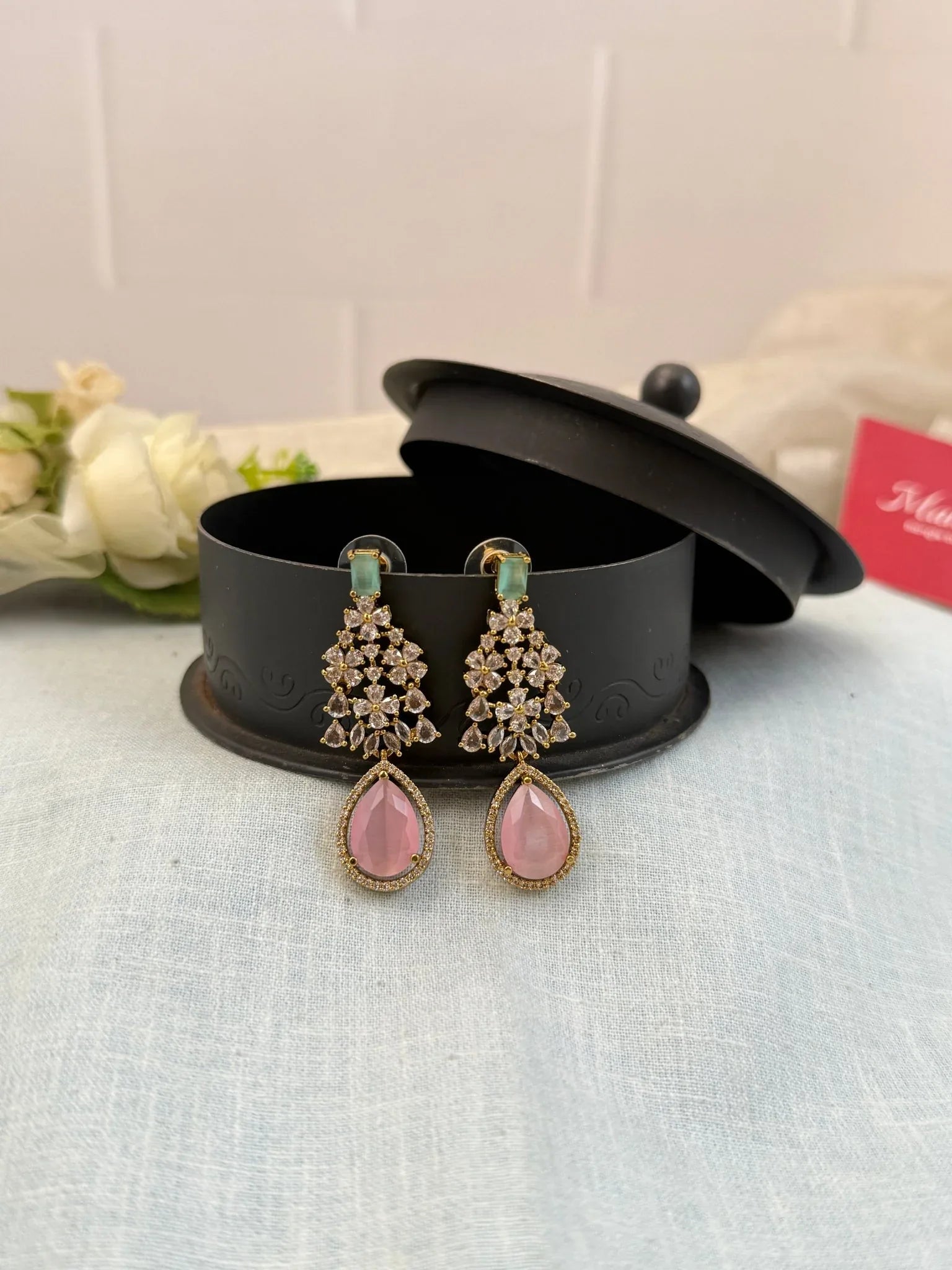 Royal Victorian Stone Earrings 0244 - Mahilas