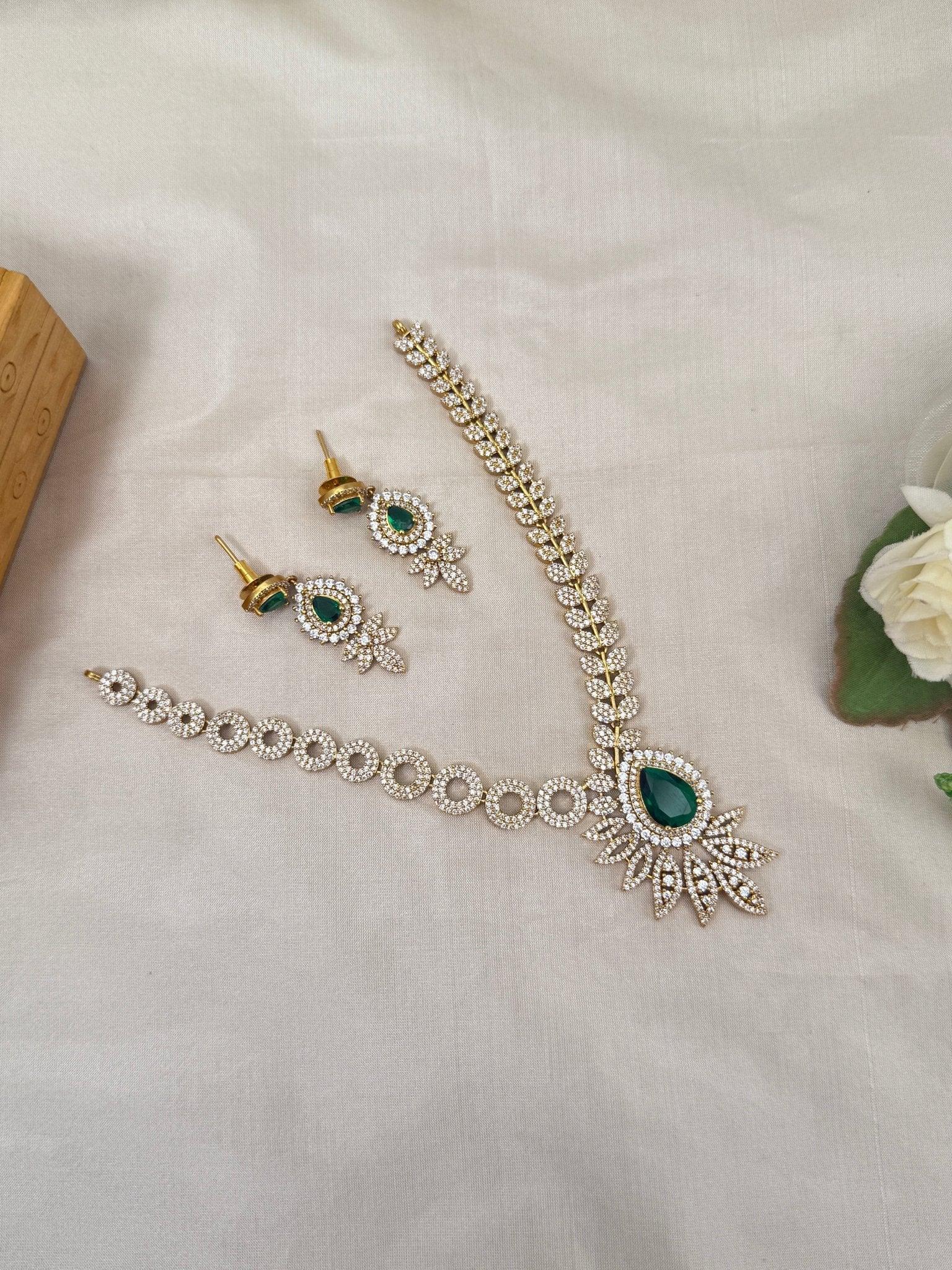 Royal Victorian Stone Necklace Set 265 - Mahilas