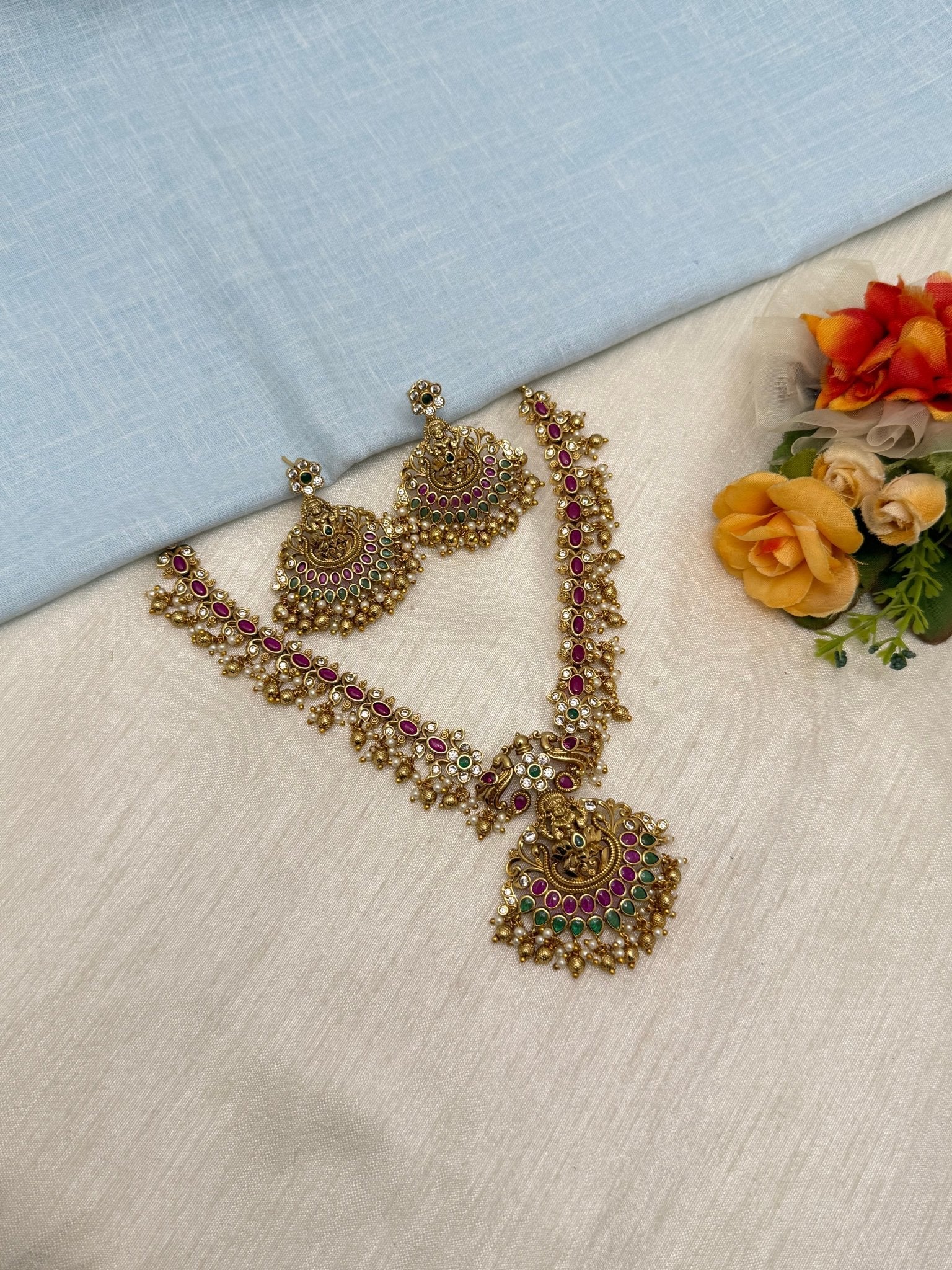 Short Antique Necklace 0707 - Mahilas