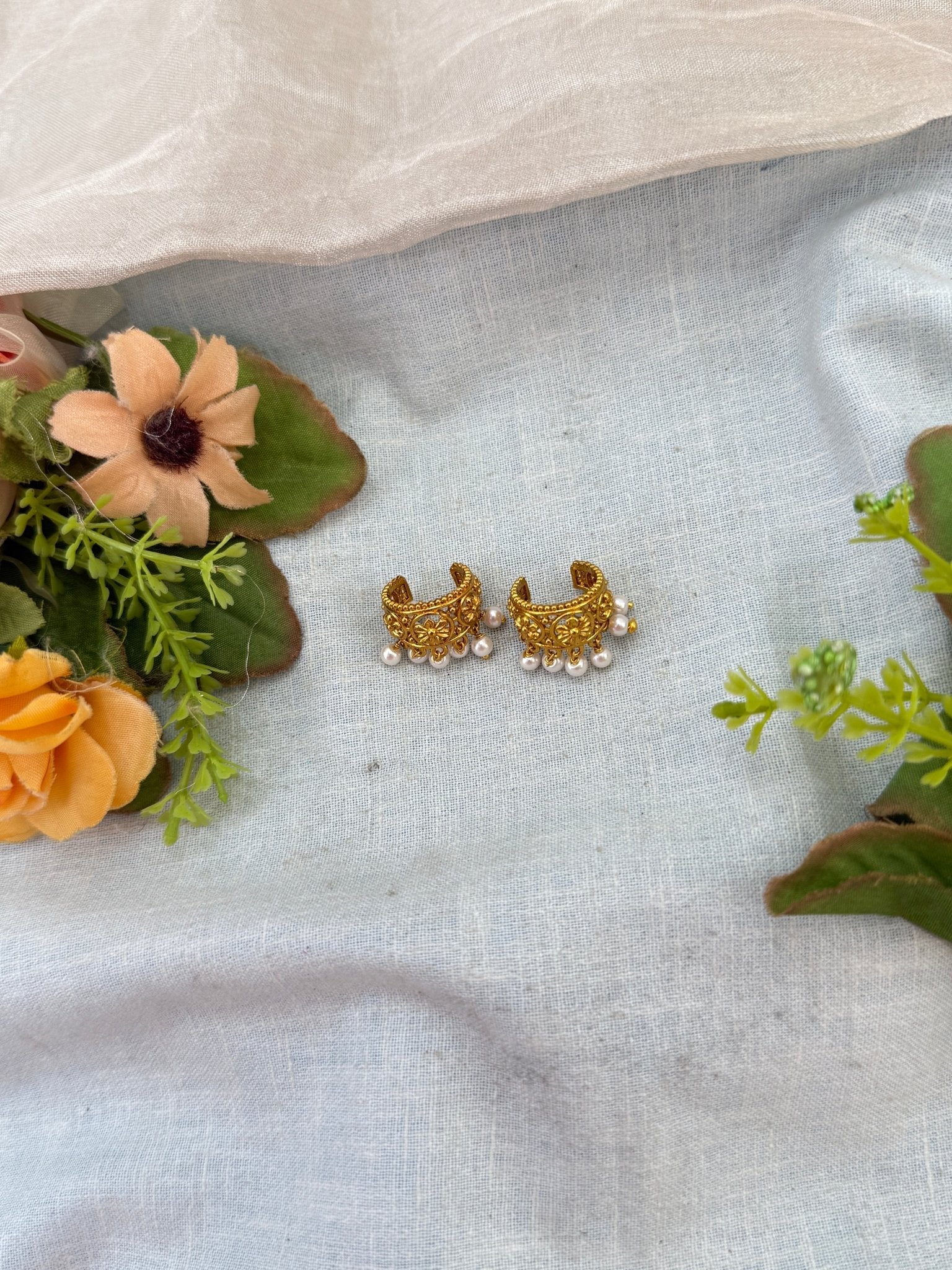 Simple Stone Antique Bugadi Earrings 2016 - Mahilas