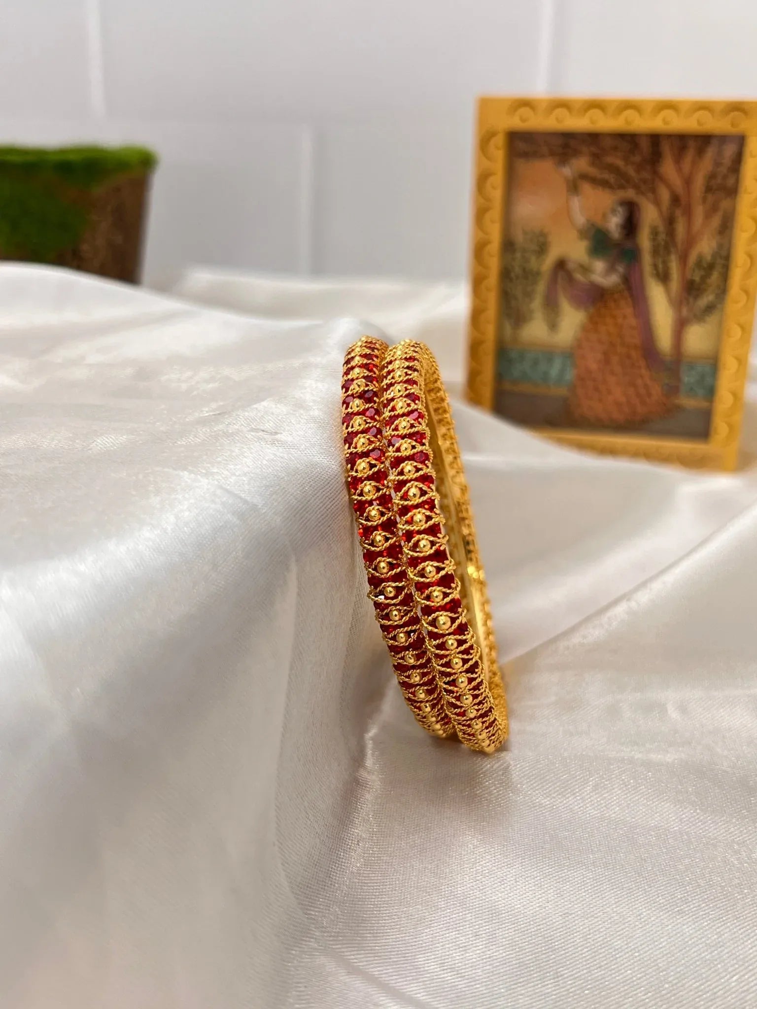 Stone Bangle 0301 - 8 Colours - Mahilas