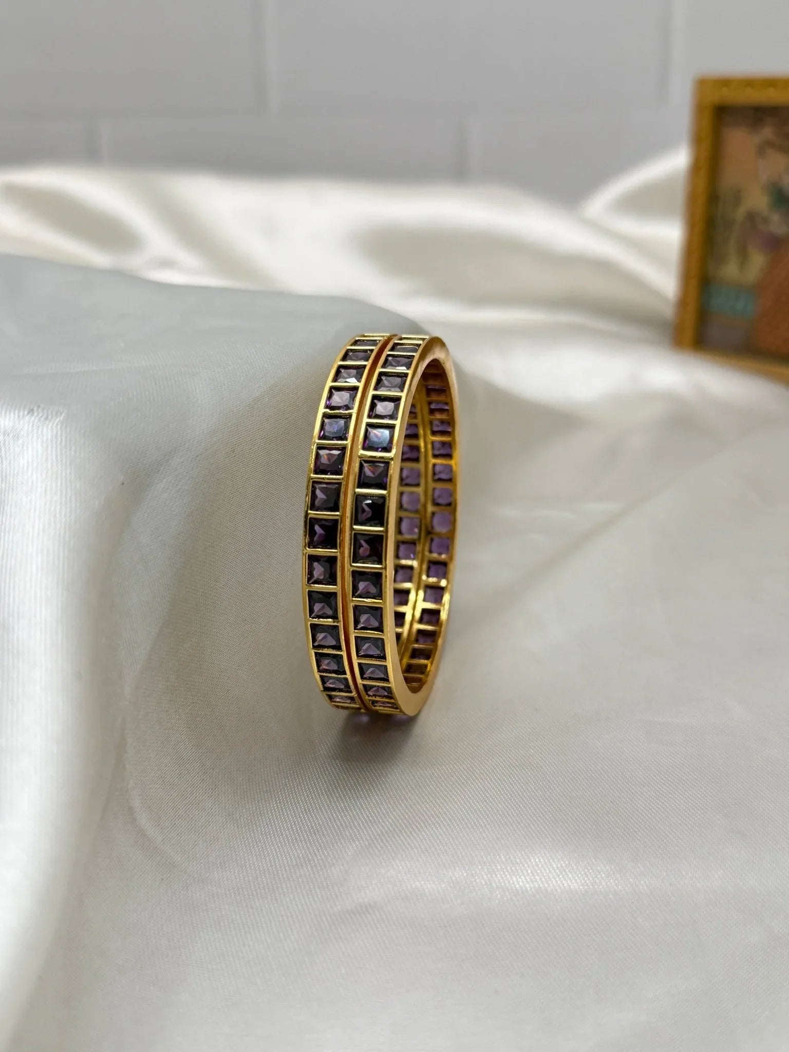 Stone Bangle - Swarna - Mahilas