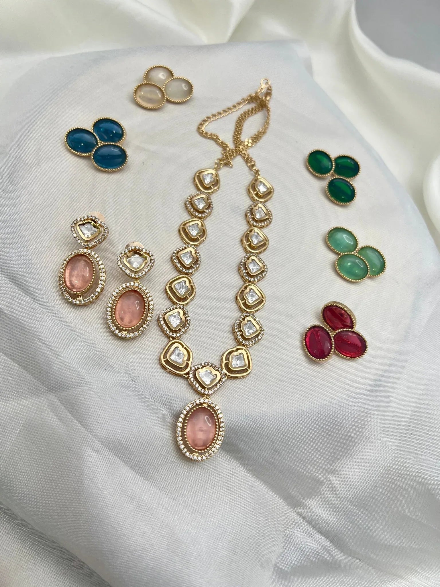 Stone Change Neclace 1708 - Mahilas